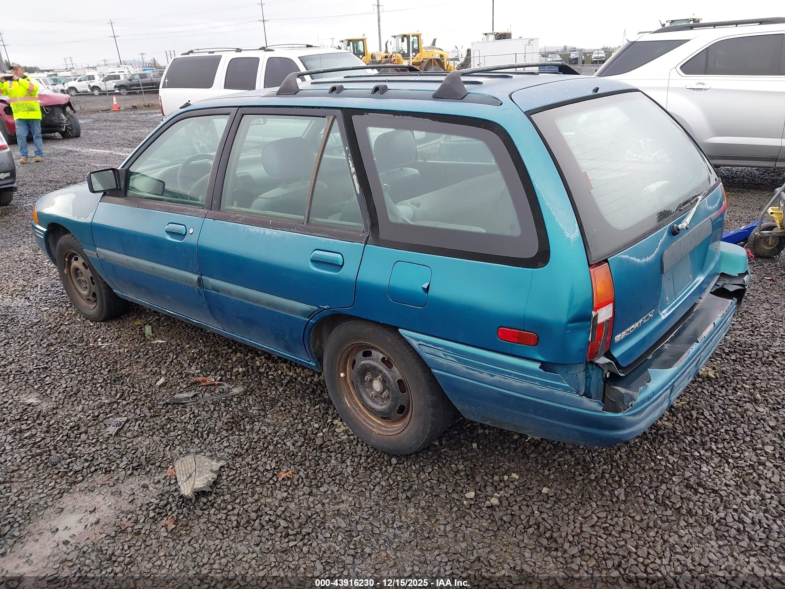 1994 Ford Escort Lx/sport Teal vin: 3FARP15J2RR140466