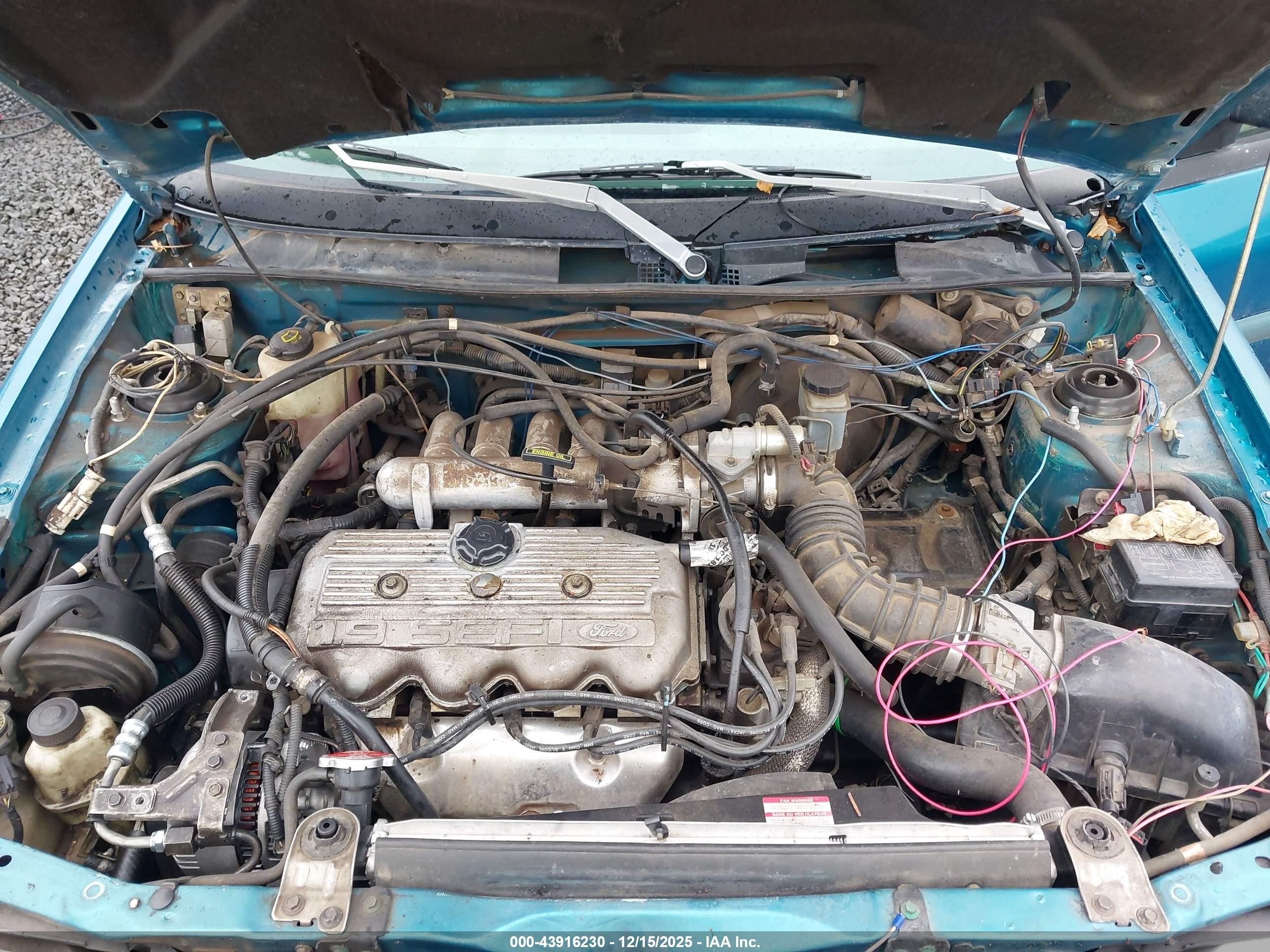 1994 Ford Escort Lx/sport Teal vin: 3FARP15J2RR140466
