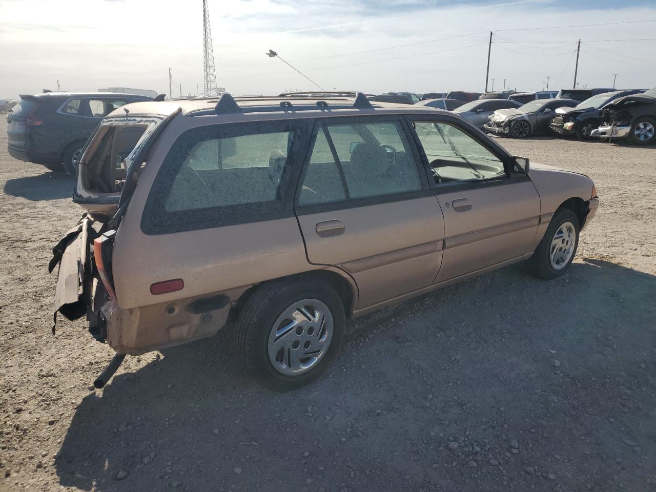 1994 Ford Escort Lx Желто-коричневый vin: 3FARP15J6RR162793