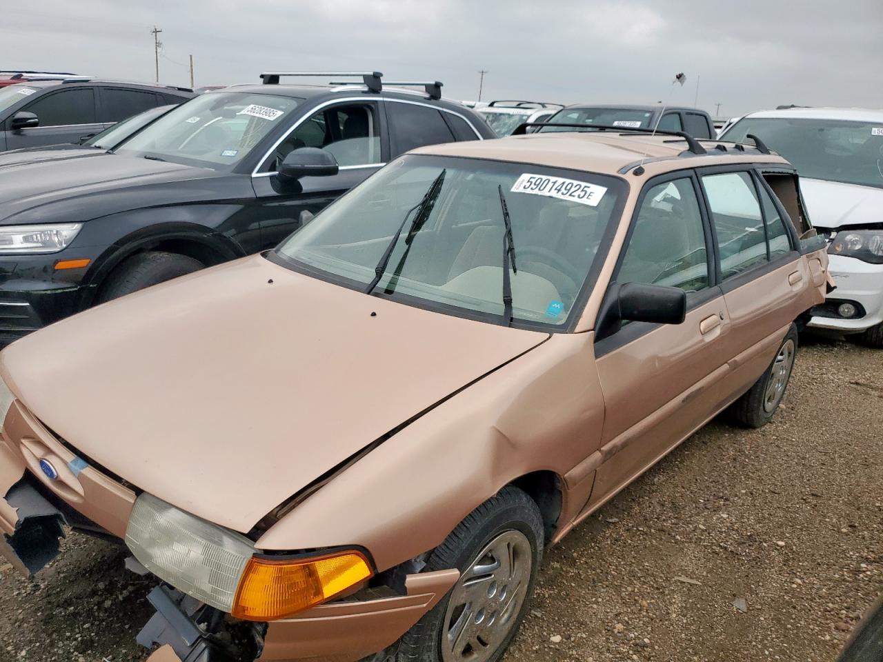 1994 Ford Escort Lx Желто-коричневый vin: 3FARP15J6RR162793
