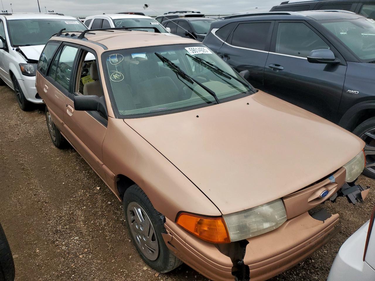 1994 Ford Escort Lx Желто-коричневый vin: 3FARP15J6RR162793