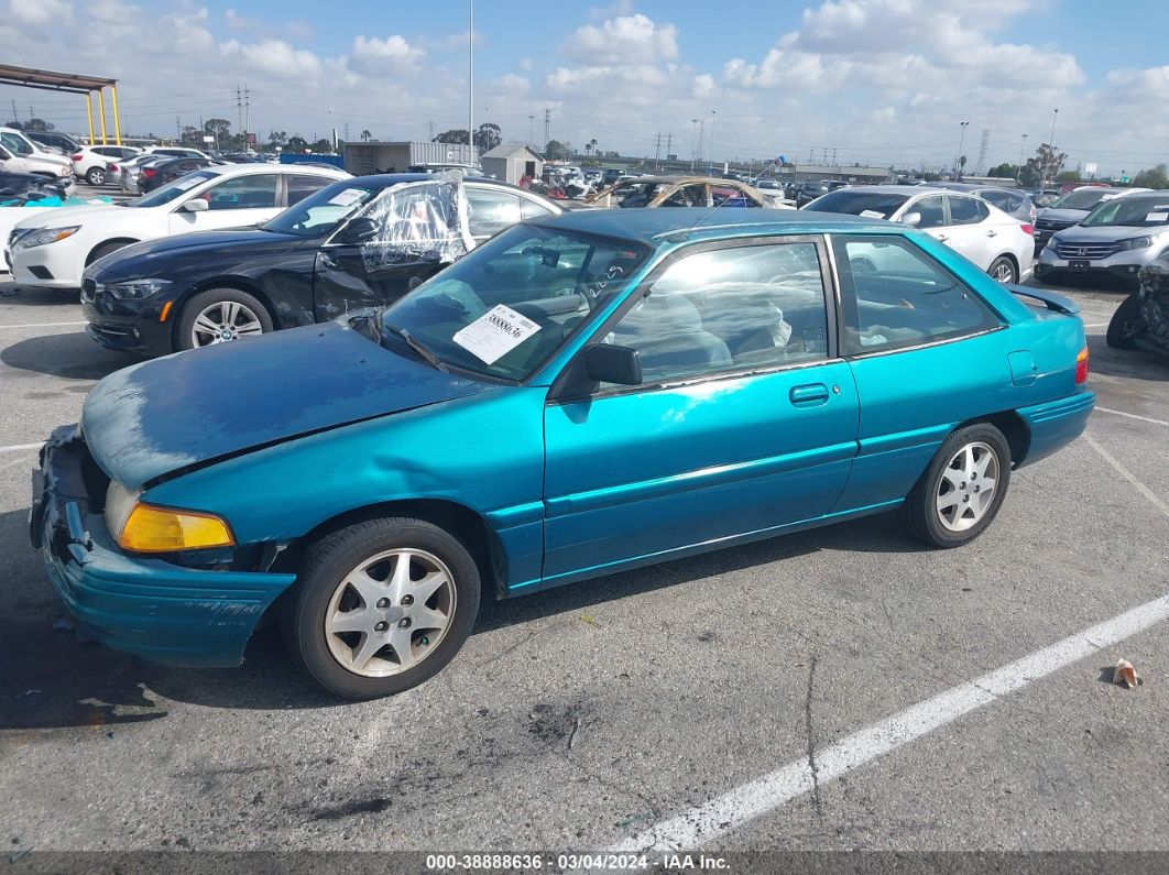 1996 Ford Escort Lx Blue vin: 3FASP11J2TR124637