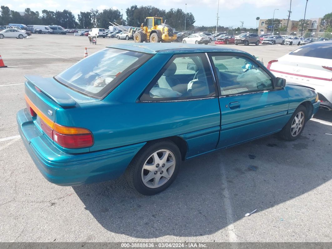 1996 Ford Escort Lx Blue vin: 3FASP11J2TR124637