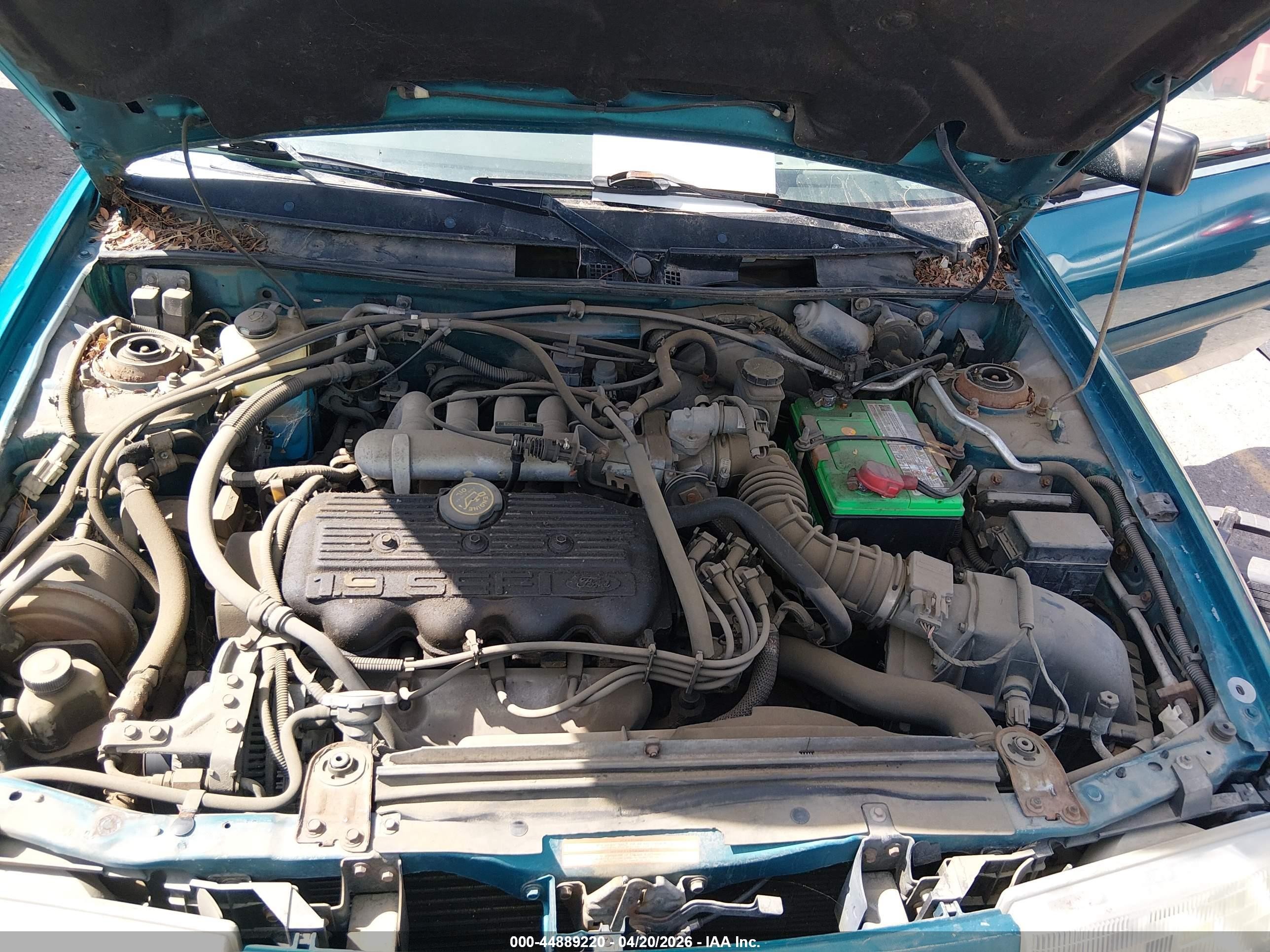 1995 Ford Escort Lx/sport Green vin: 3FASP11J5SR220244