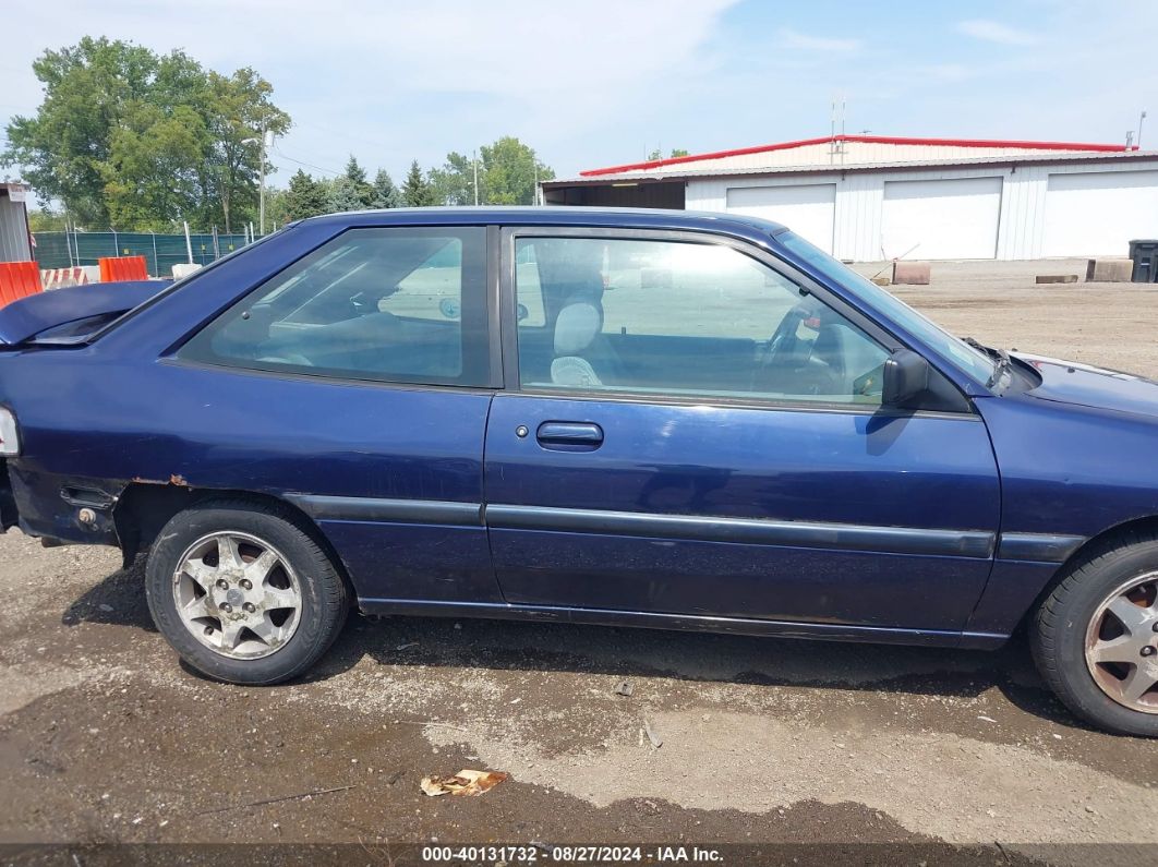 1996 Ford Escort Lx Dark Blue vin: 3FASP11J6TR137830