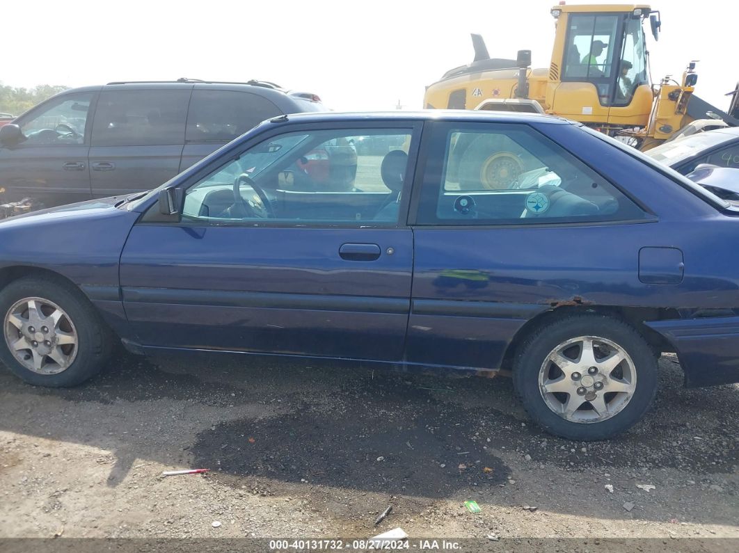1996 Ford Escort Lx Dark Blue vin: 3FASP11J6TR137830