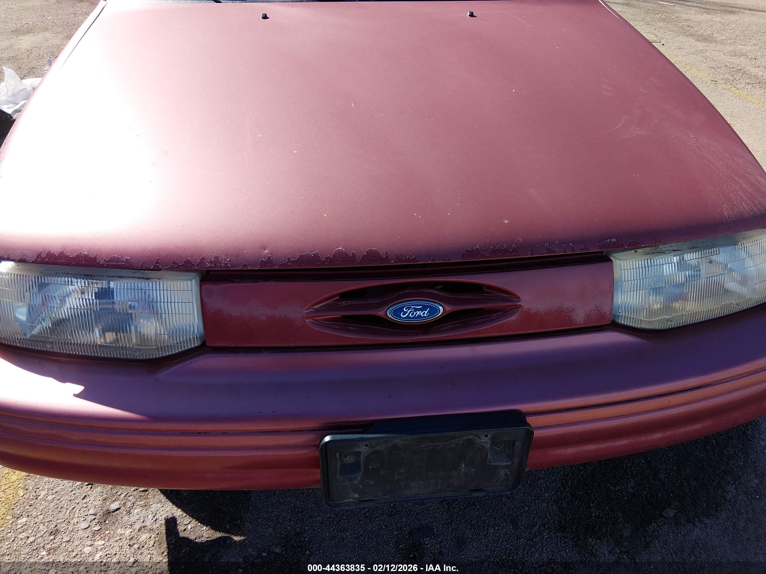 1996 Ford Escort Lx Red vin: 3FASP11J7TR131275