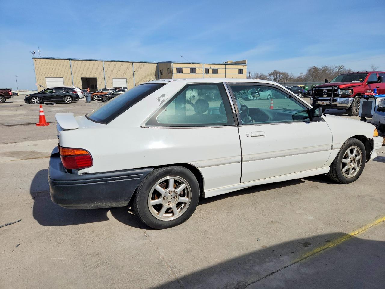 1996 Ford Escort Gt White vin: 3FASP1286TR104600