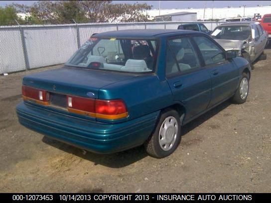 1995 Ford Escort Lx 4-door vin: 3FASP13J1SR212266