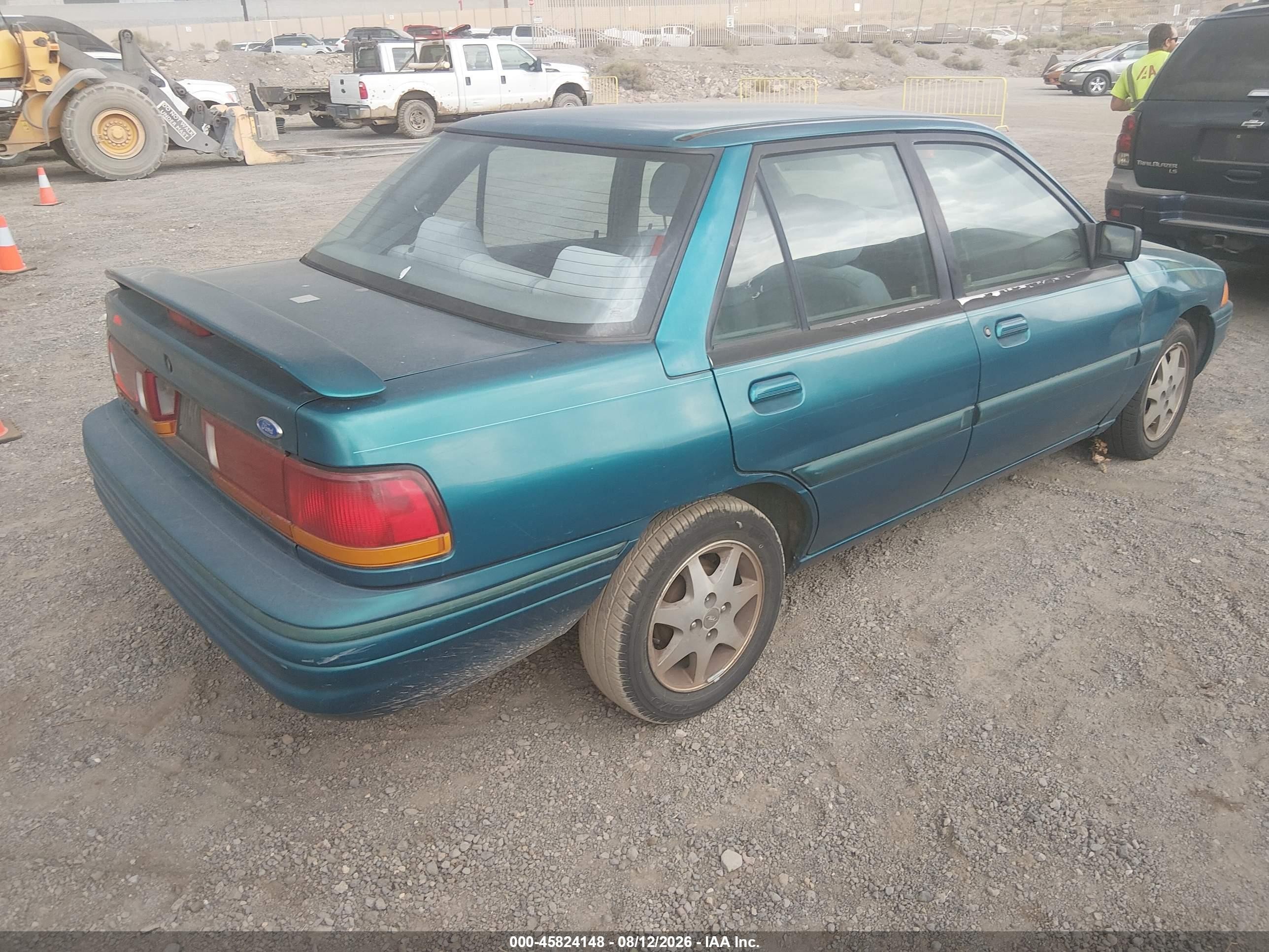 1995 Ford Escort Lx/sport Green vin: 3FASP13J4SR129558