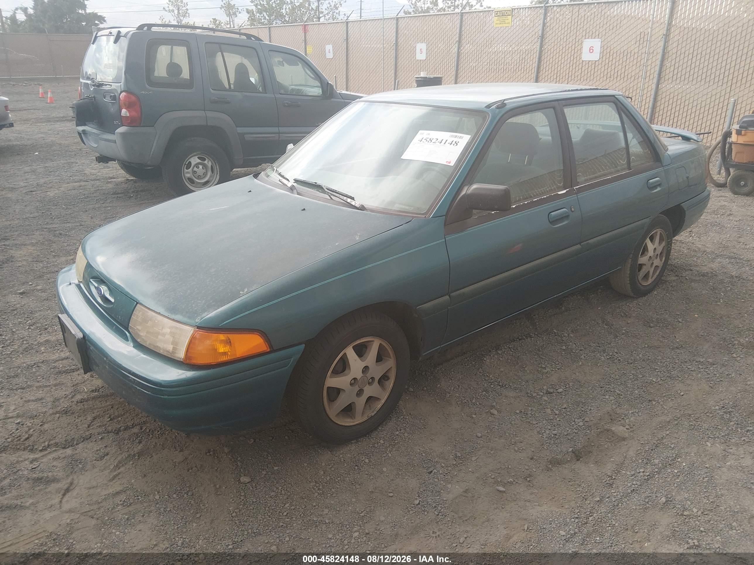 1995 Ford Escort Lx/sport Green vin: 3FASP13J4SR129558