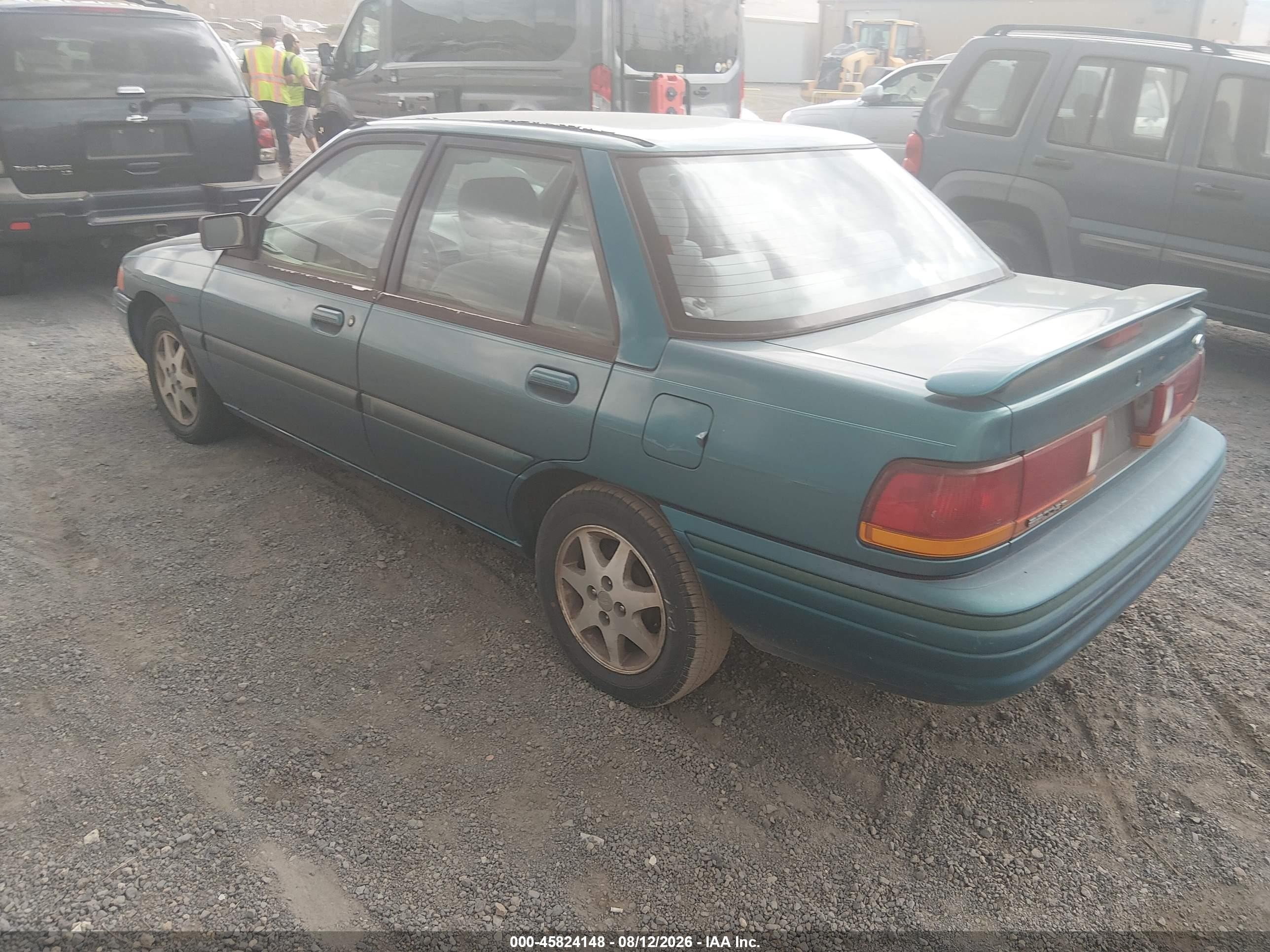 1995 Ford Escort Lx/sport Green vin: 3FASP13J4SR129558