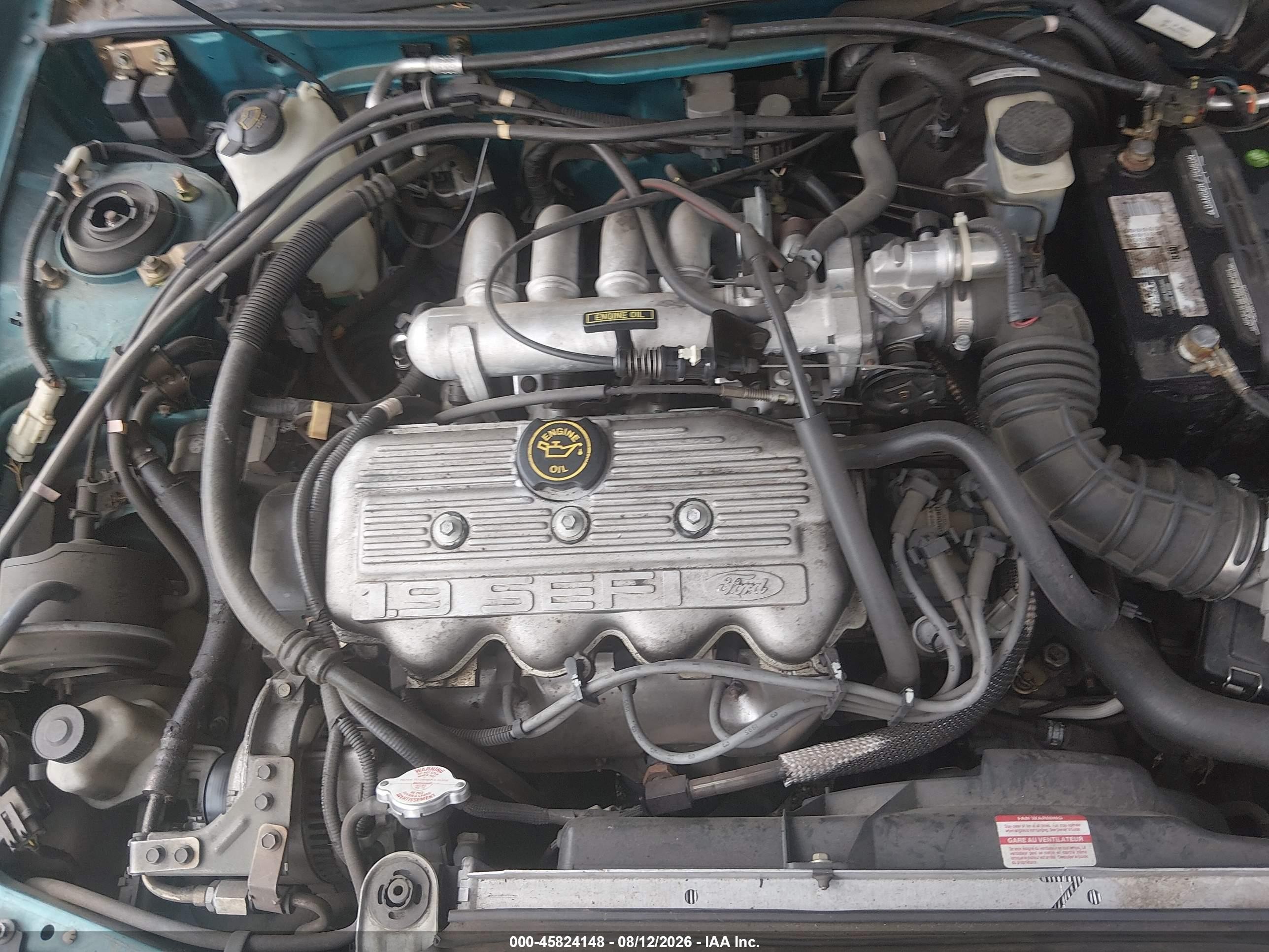 1995 Ford Escort Lx/sport Green vin: 3FASP13J4SR129558