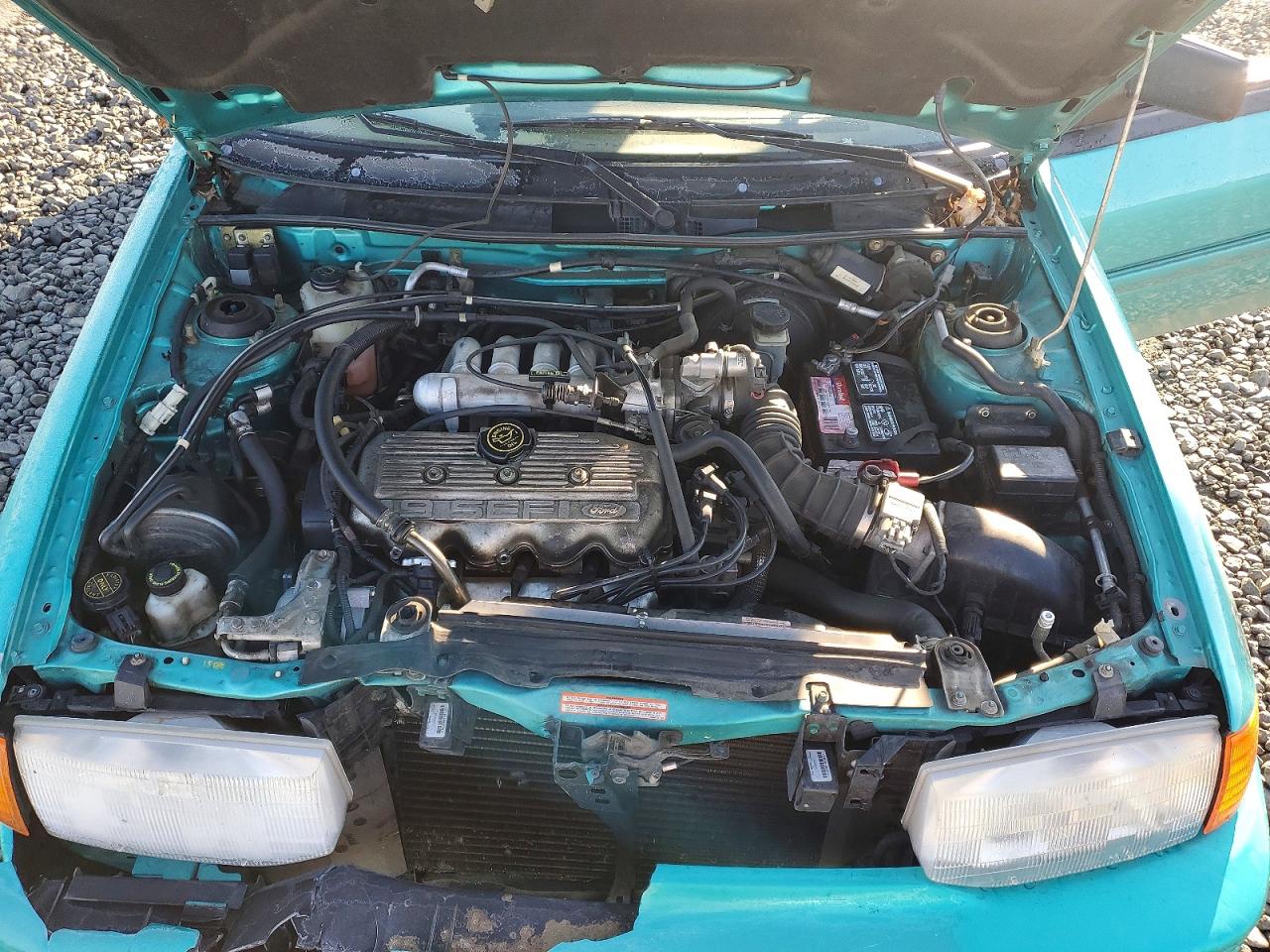 1995 Ford Escort Lx Turquoise vin: 3FASP15J8SR119709