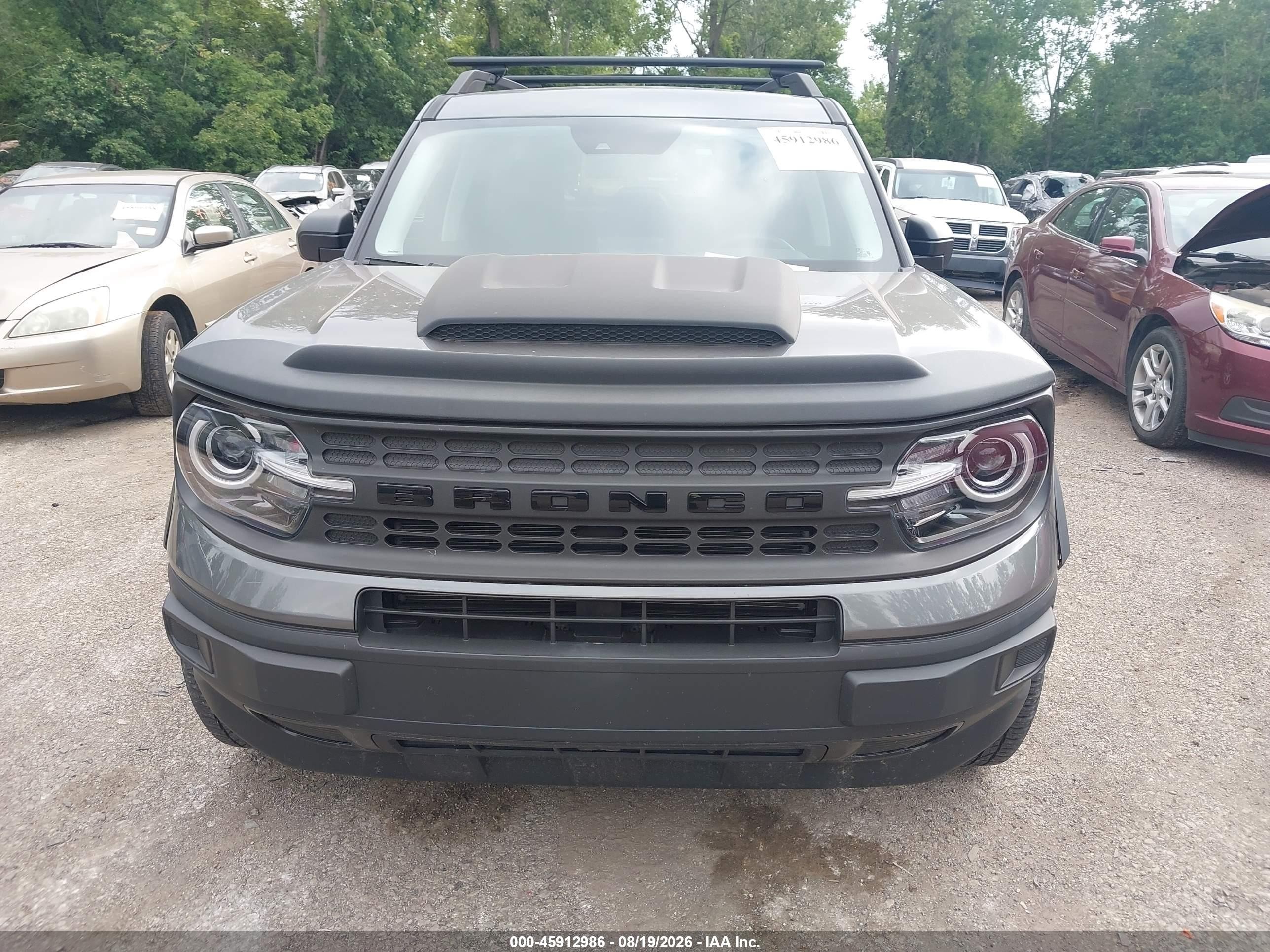 2021 Ford Bronco Sport   Серый vin: 3FMCR9A62MRA09262