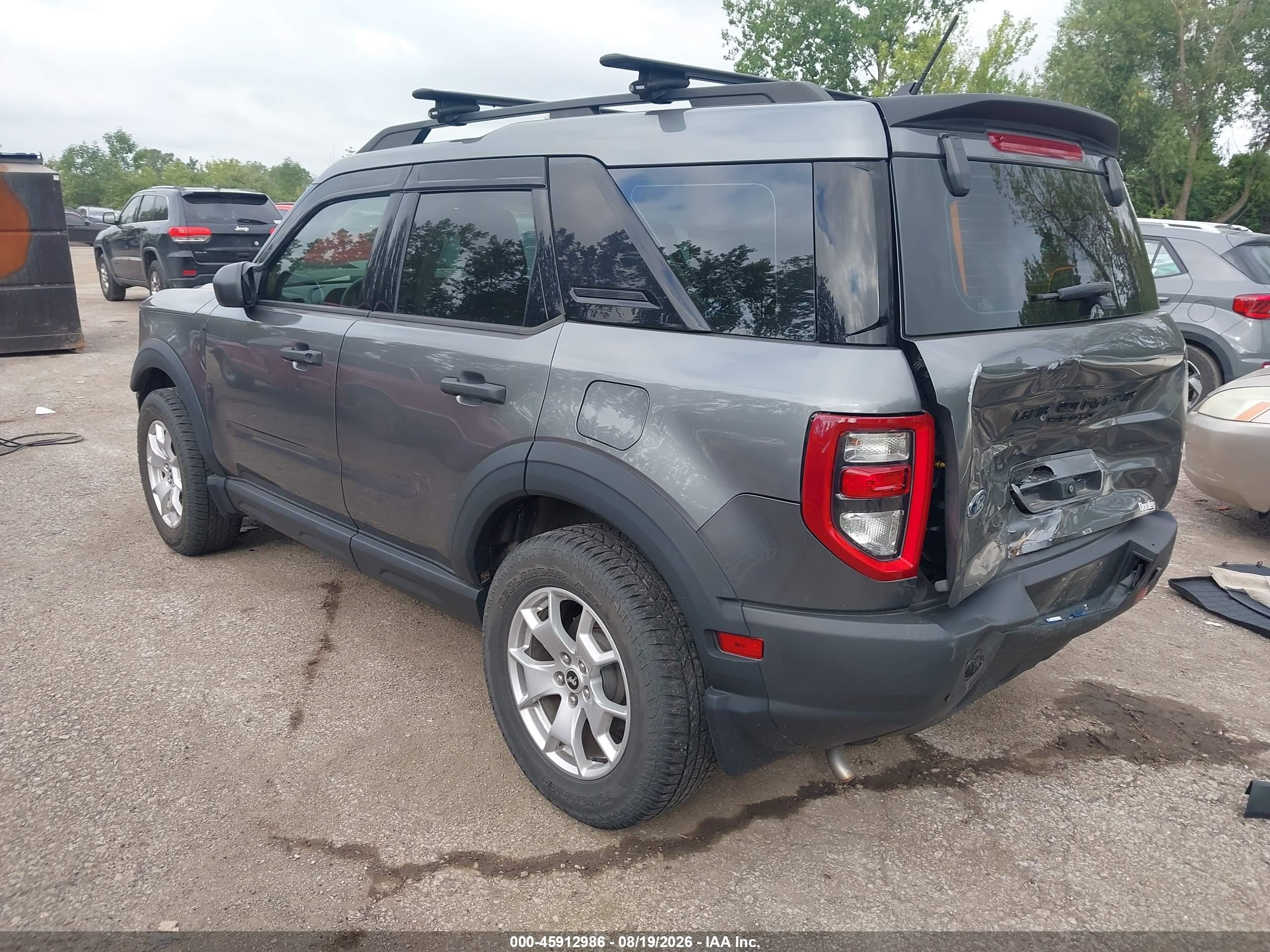 2021 Ford Bronco Sport   Серый vin: 3FMCR9A62MRA09262