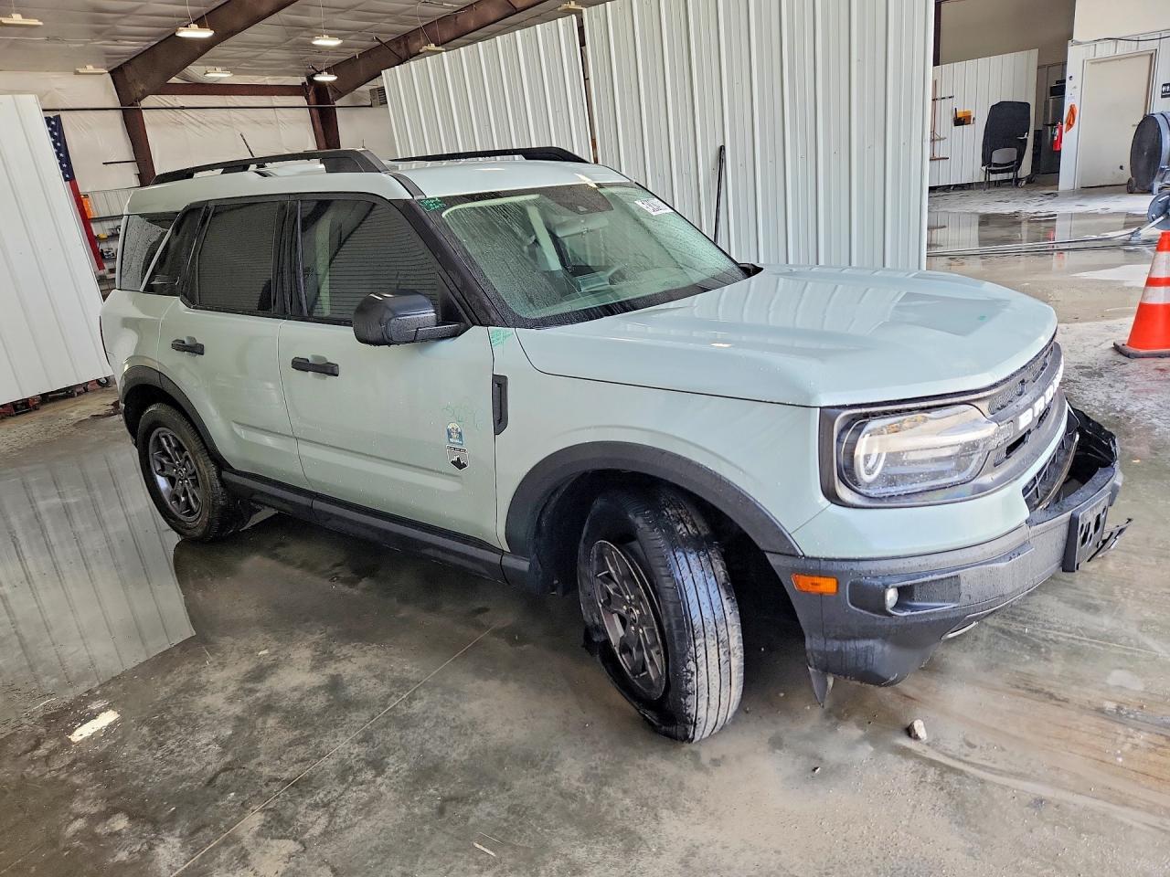 2021 Ford Bronco Sport Big Bend Серый vin: 3FMCR9B60MRA59365