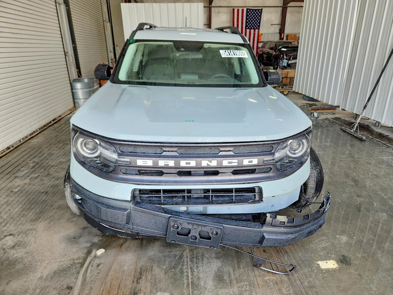 2021 Ford Bronco Sport Big Bend Серый vin: 3FMCR9B60MRA59365