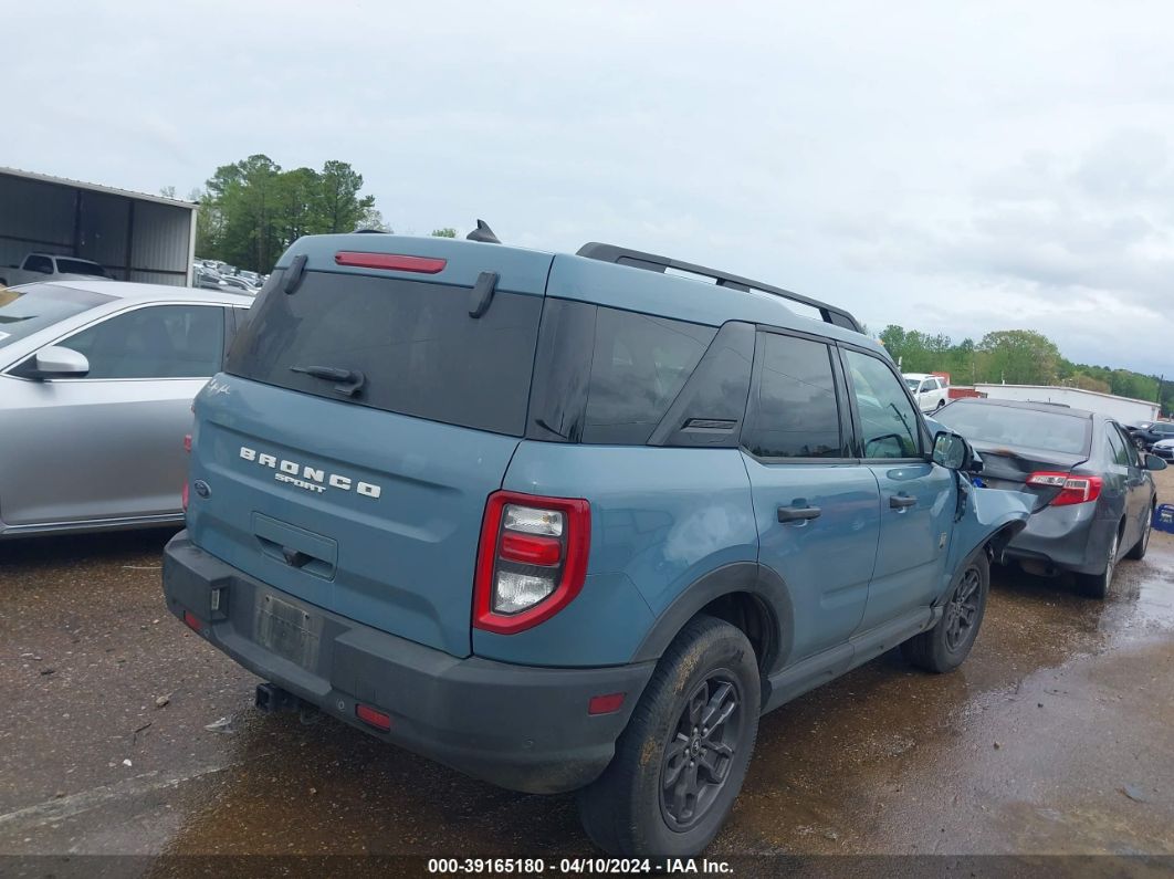 2022 Ford Bronco Sport Big Bend Синий vin: 3FMCR9B60NRD66763