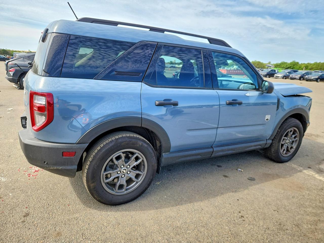 2024 Ford Bronco Sport Big Bend Синий vin: 3FMCR9B62RRF66047