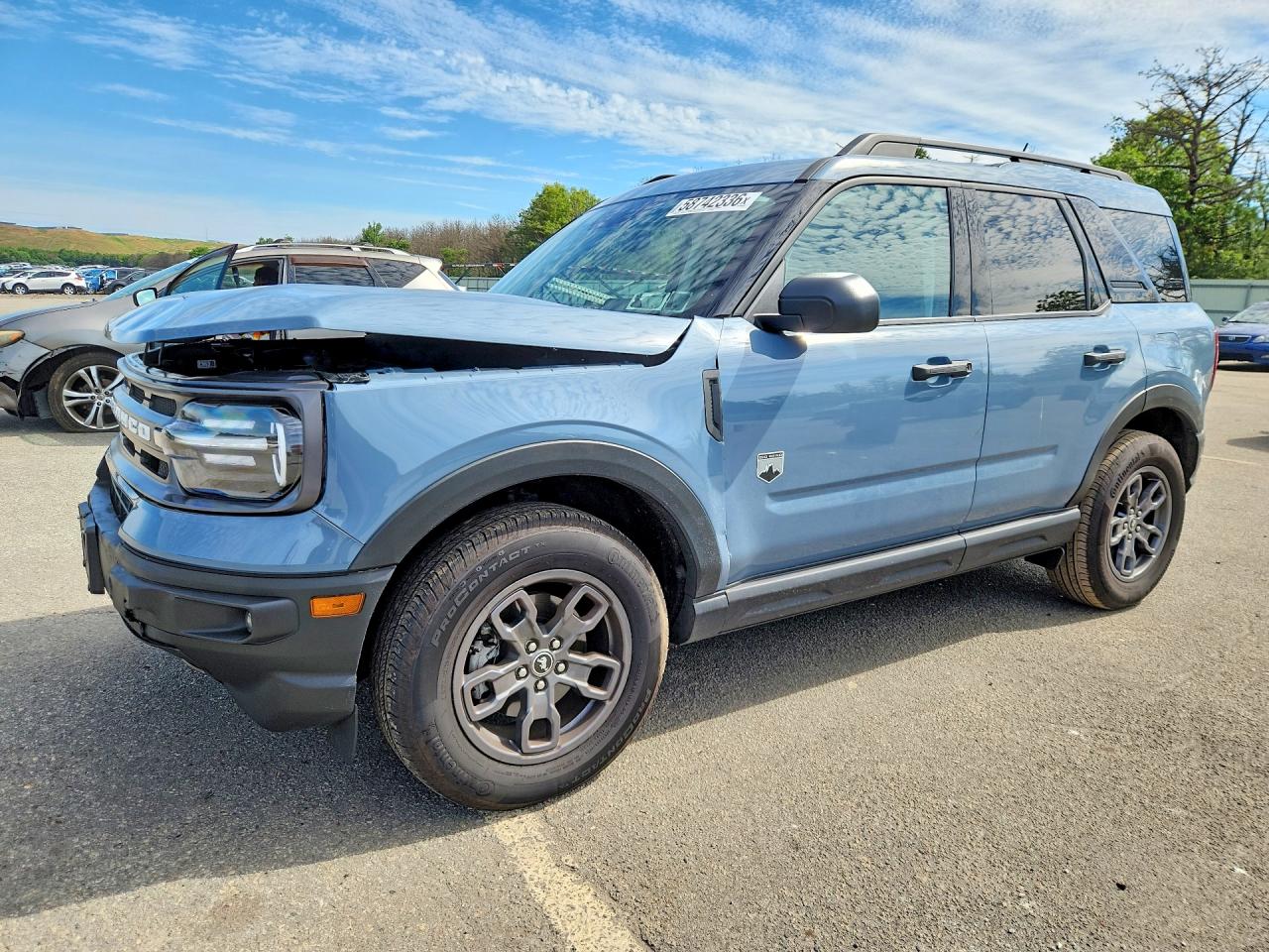 2024 Ford Bronco Sport Big Bend Blue vin: 3FMCR9B62RRF66047