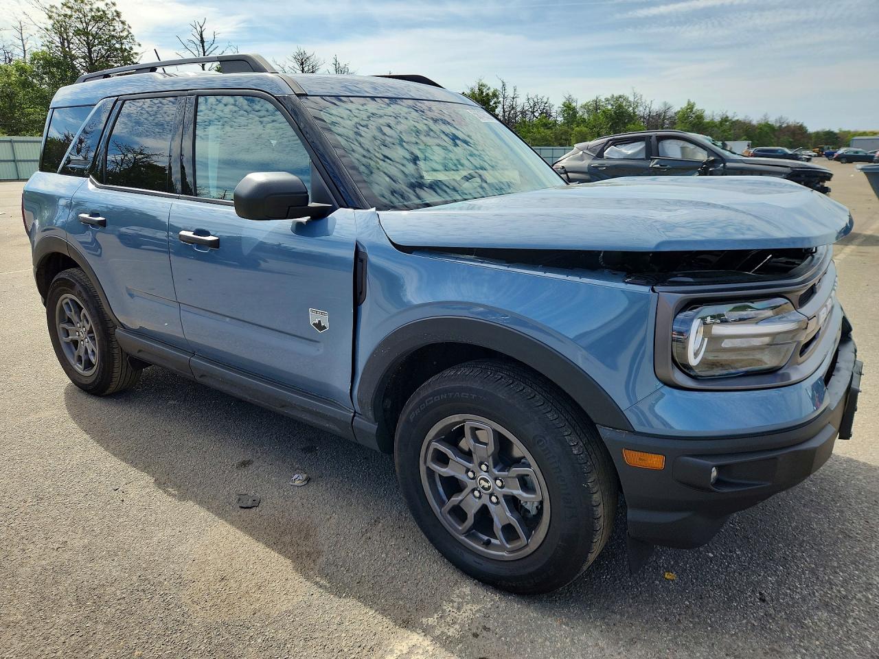 2024 Ford Bronco Sport Big Bend Синий vin: 3FMCR9B62RRF66047