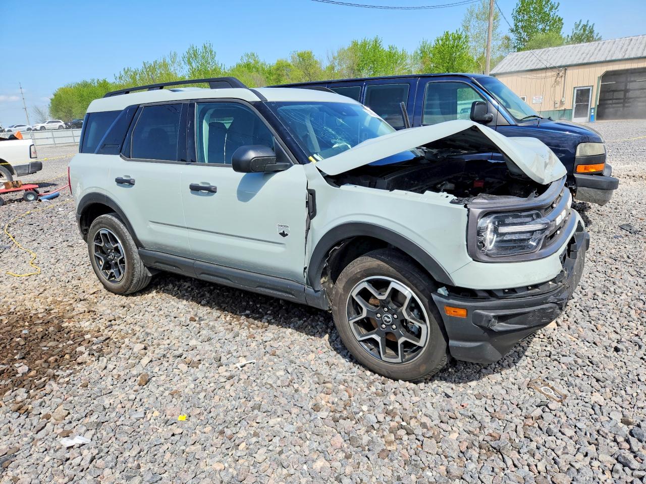 2024 Ford Bronco Sport Big Bend Синий vin: 3FMCR9B63RRF55610