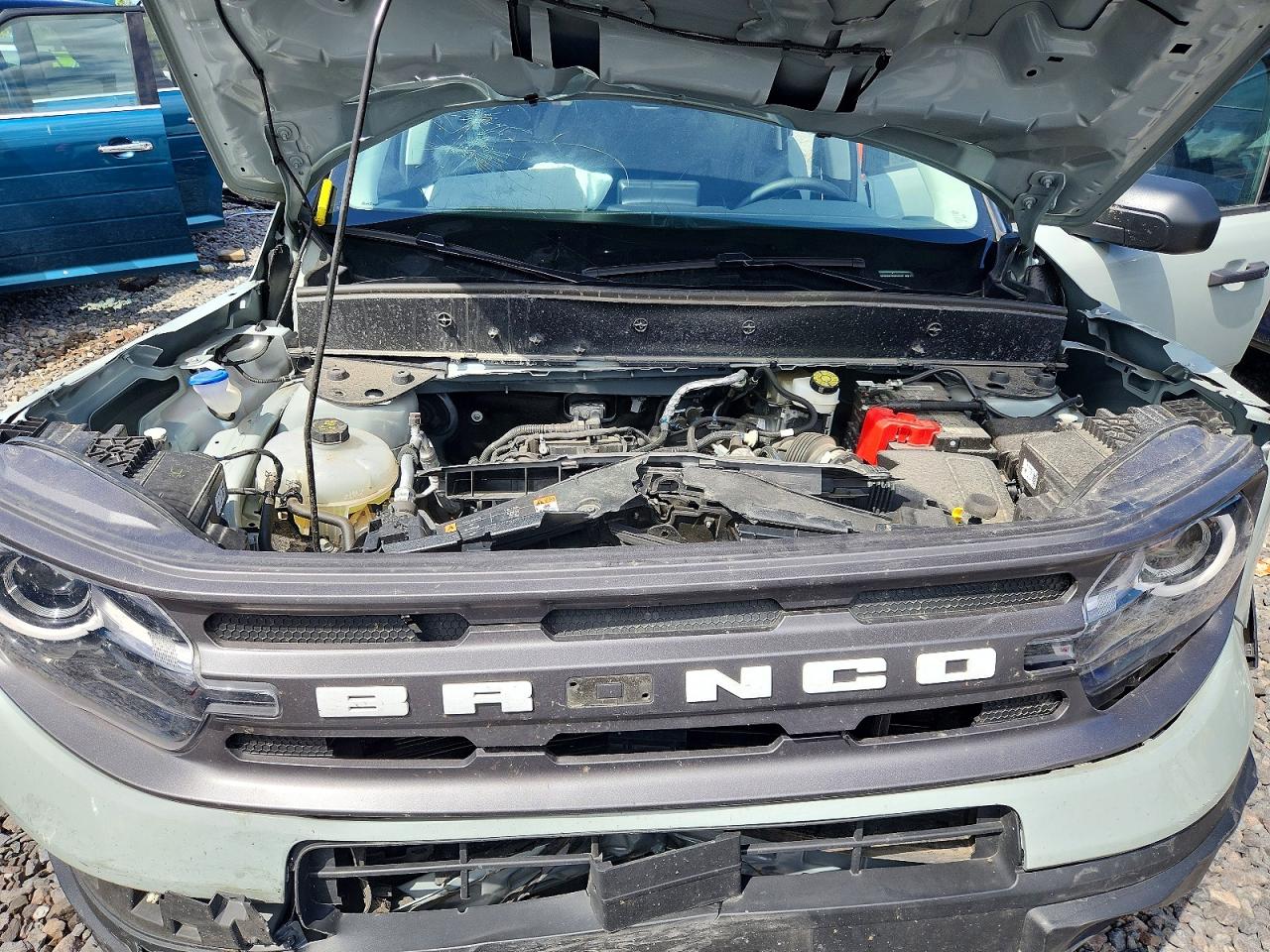 2024 Ford Bronco Sport Big Bend Синий vin: 3FMCR9B63RRF55610