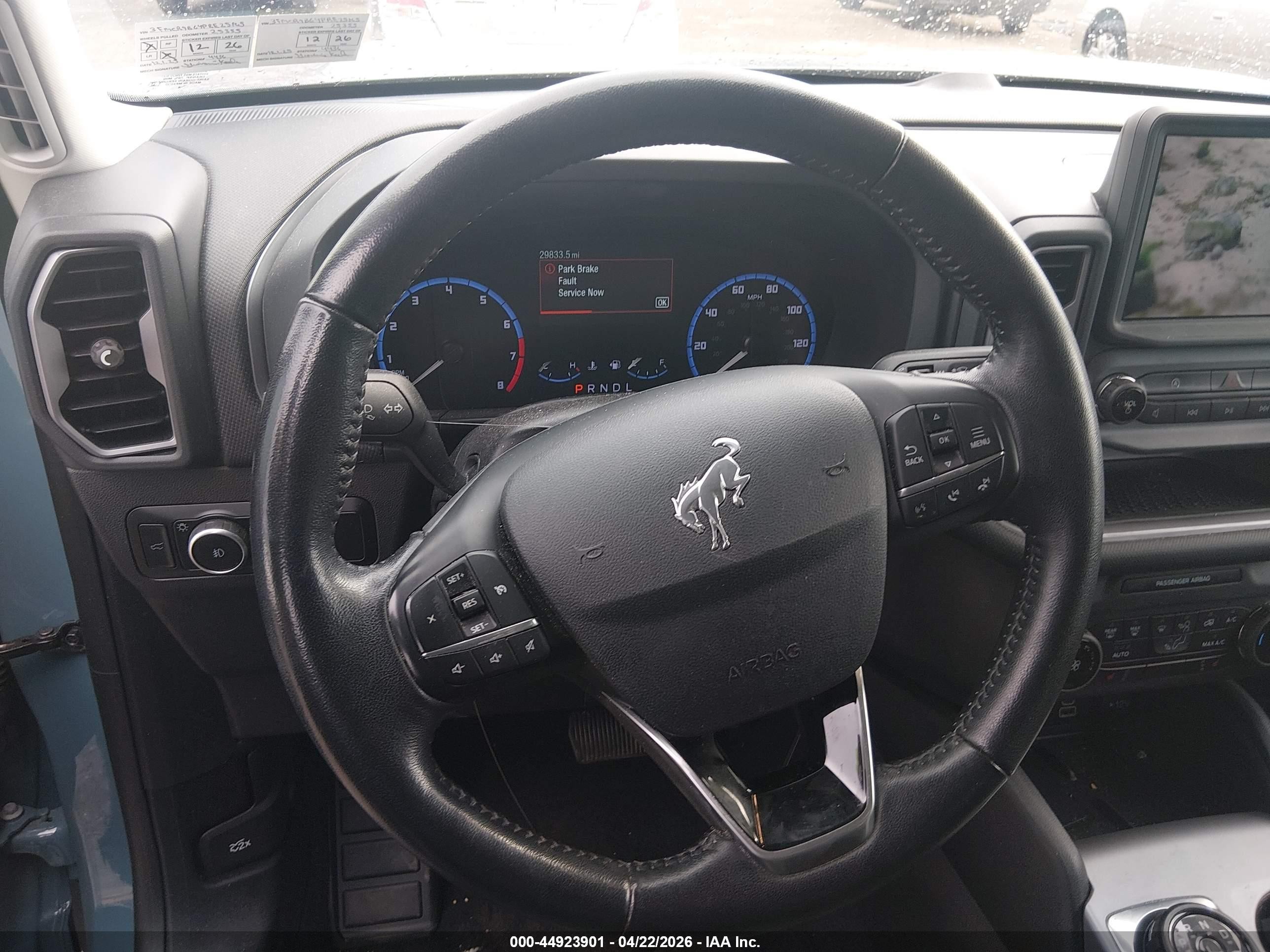 2023 Ford Bronco Sport Big Bend Синий vin: 3FMCR9B64PRE25865