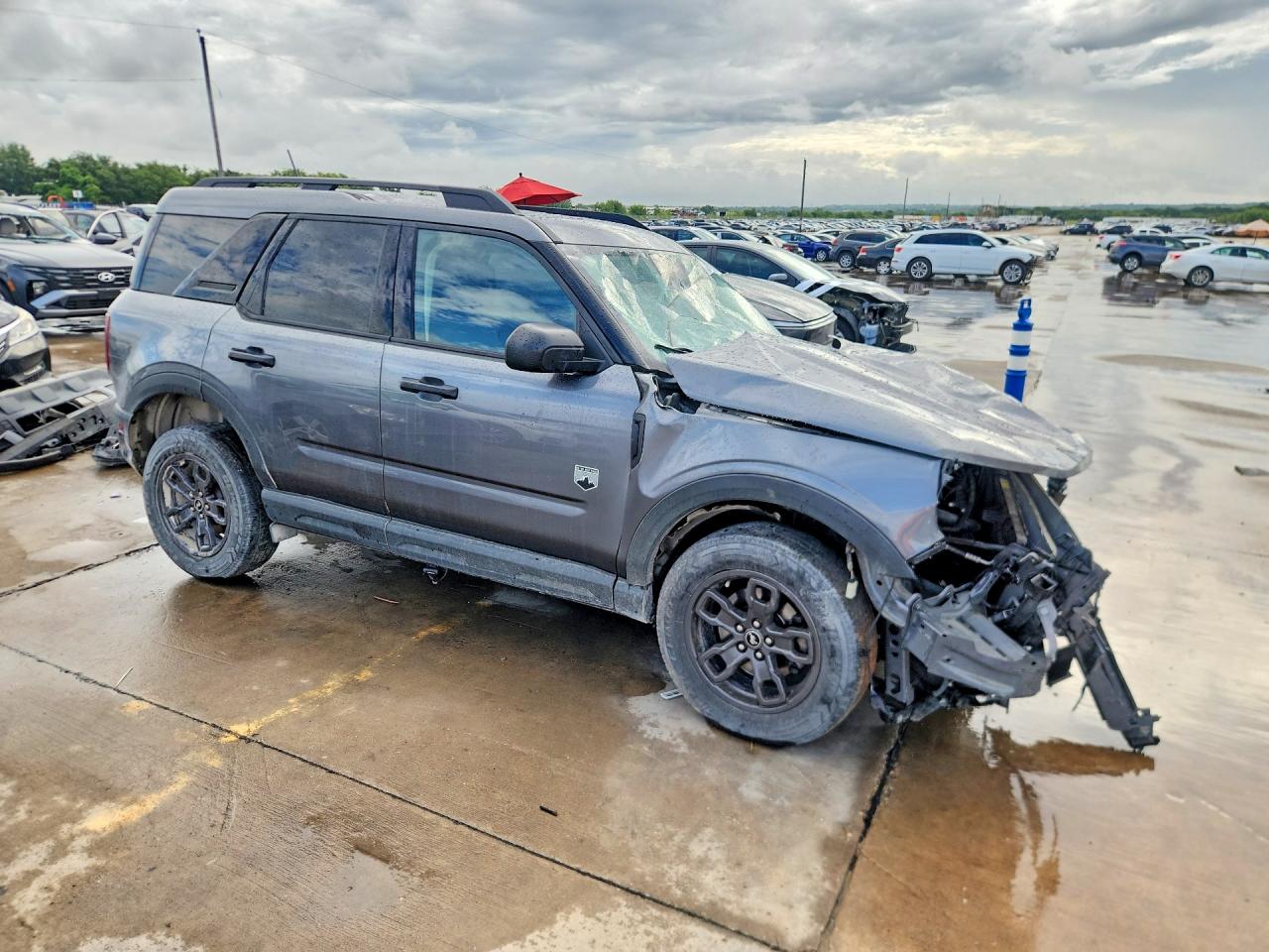 2021 Ford Bronco Sport Big Bend Gray vin: 3FMCR9B65MRB01576