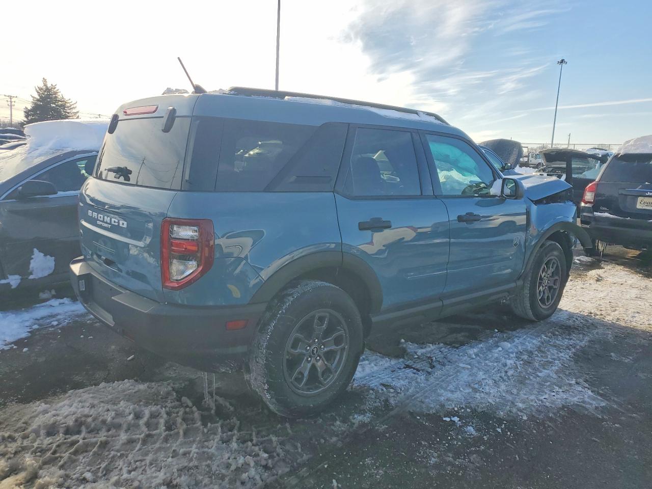 2023 Ford Bronco Sport Big Bend Синий vin: 3FMCR9B65PRD81973