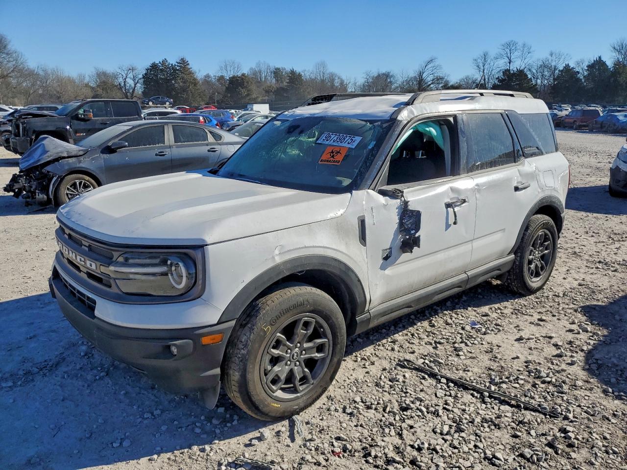 2023 Ford Bronco Sport Big Bend White vin: 3FMCR9B66PRE24569