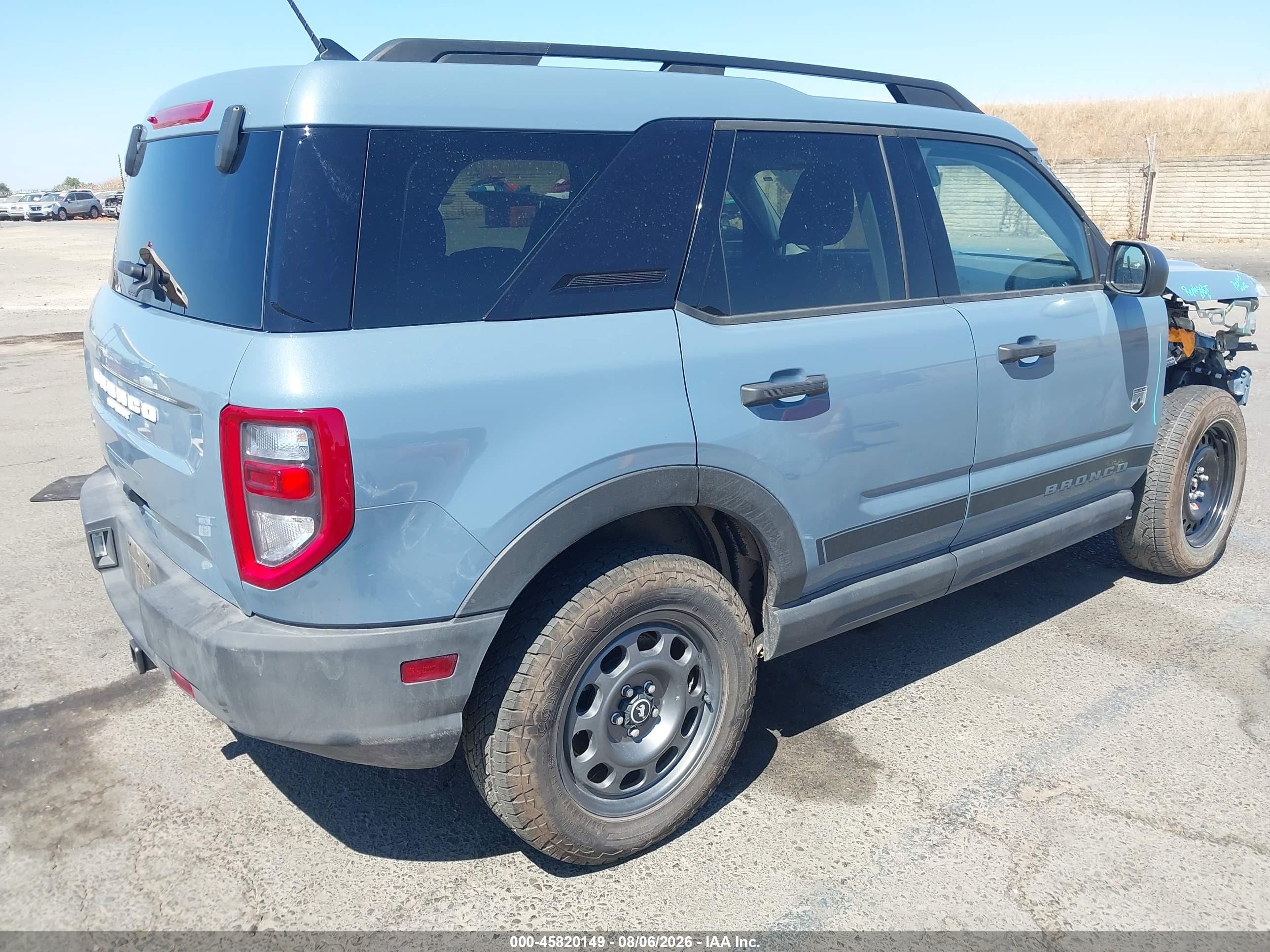 2024 Ford Bronco Sport Big Bend Blue vin: 3FMCR9B67RRF51012