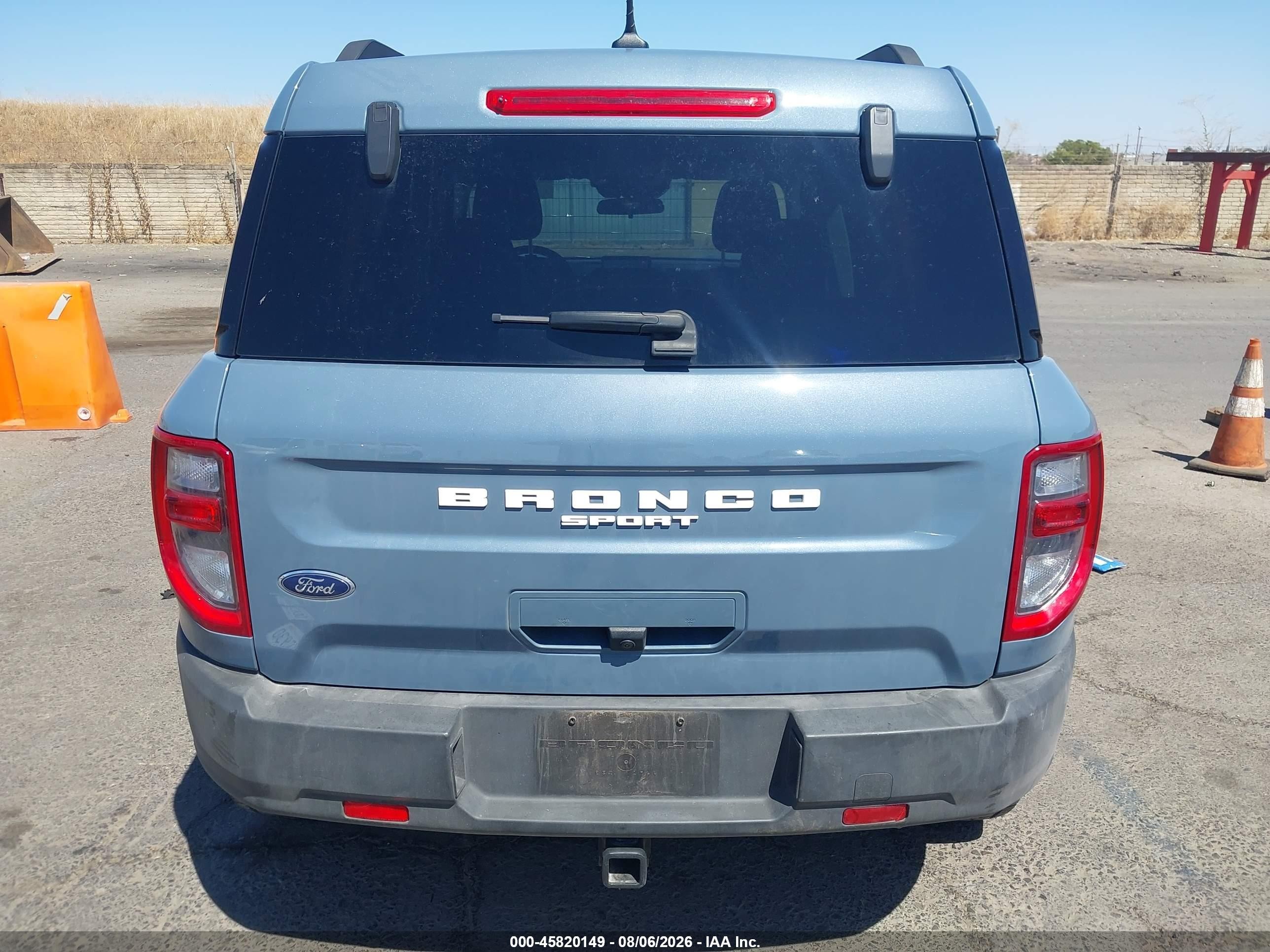 2024 Ford Bronco Sport Big Bend Blue vin: 3FMCR9B67RRF51012