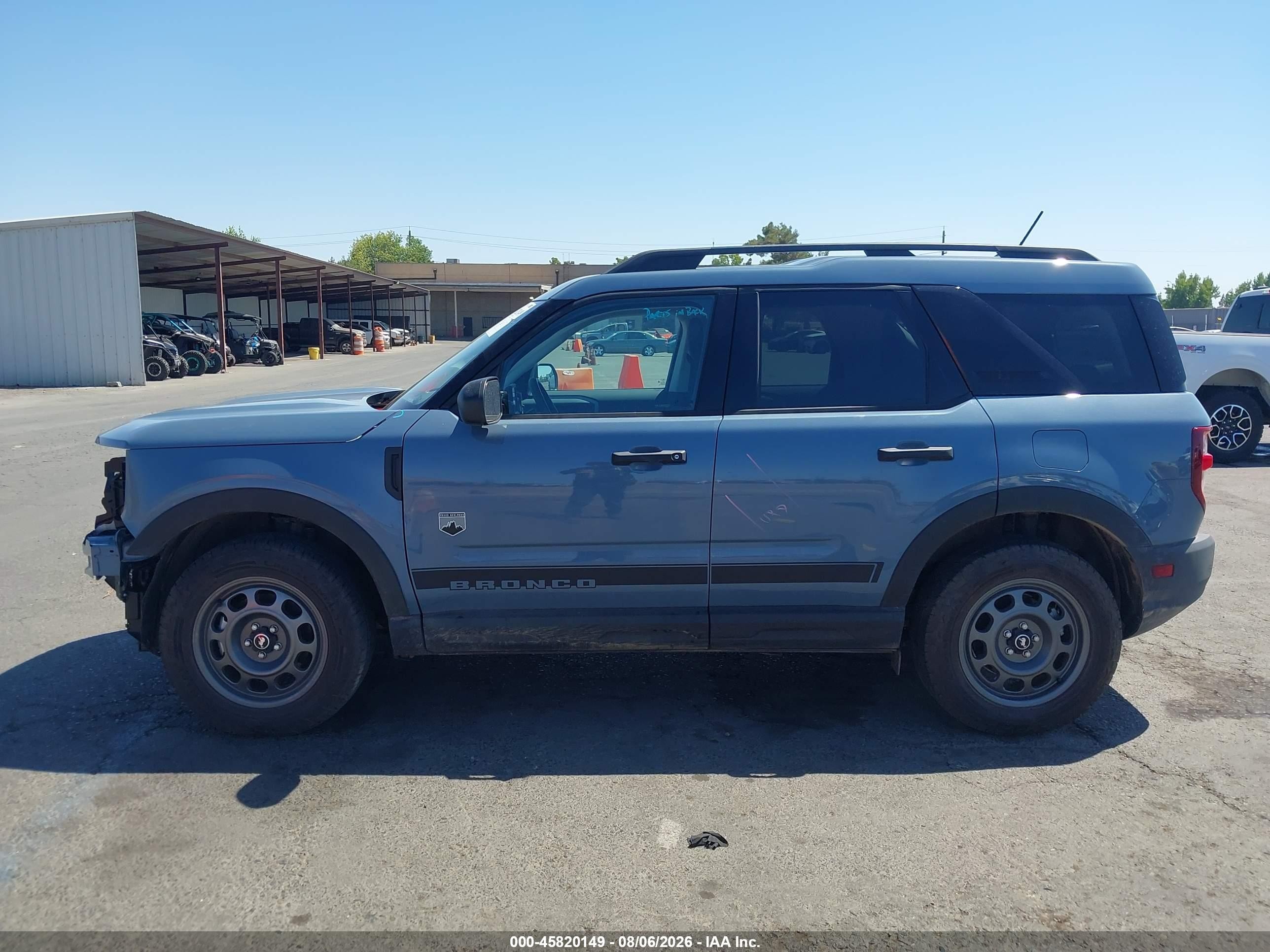 2024 Ford Bronco Sport Big Bend Blue vin: 3FMCR9B67RRF51012