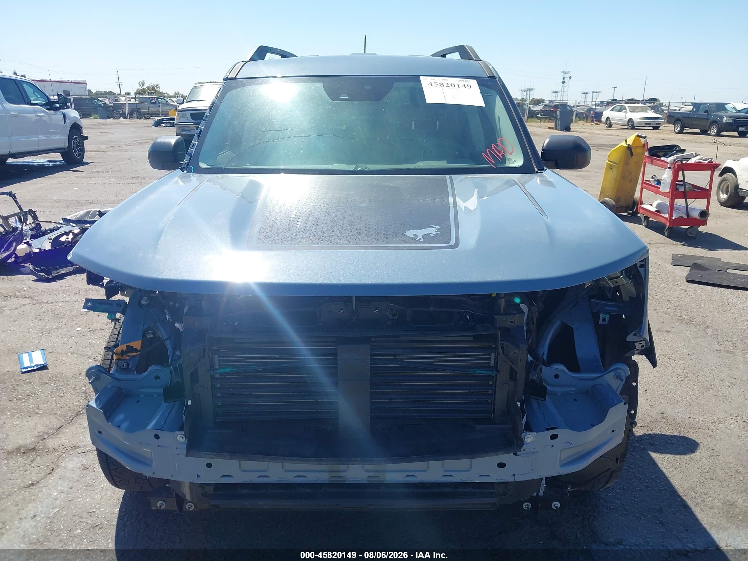 2024 Ford Bronco Sport Big Bend Blue vin: 3FMCR9B67RRF51012
