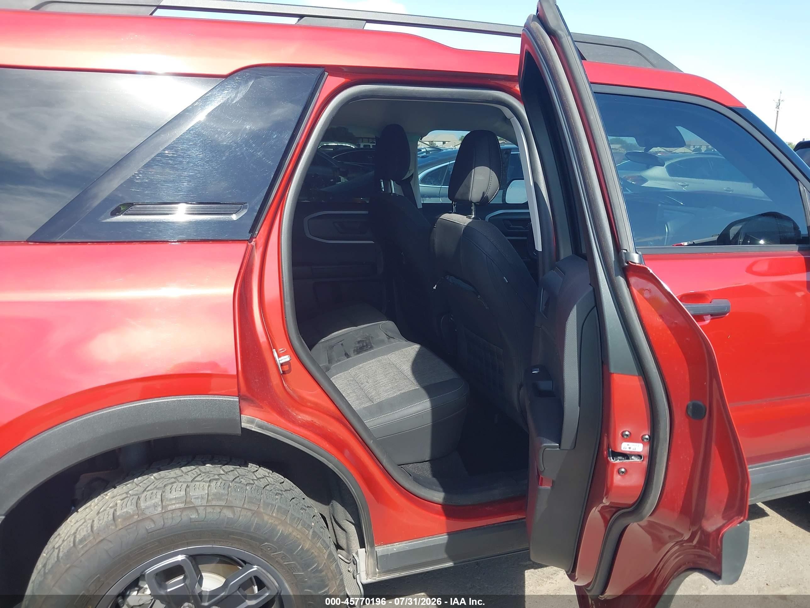 2022 Ford Bronco Sport Big Bend Red vin: 3FMCR9B69NRE06984