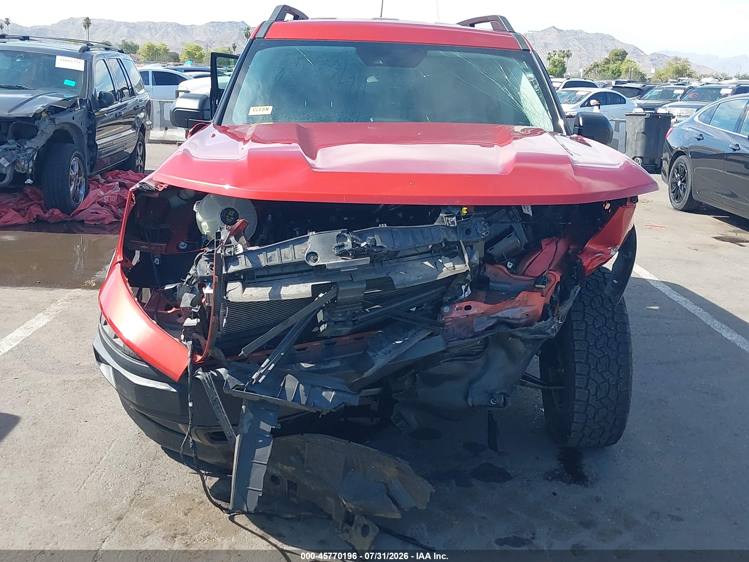 2022 Ford Bronco Sport Big Bend Red vin: 3FMCR9B69NRE06984
