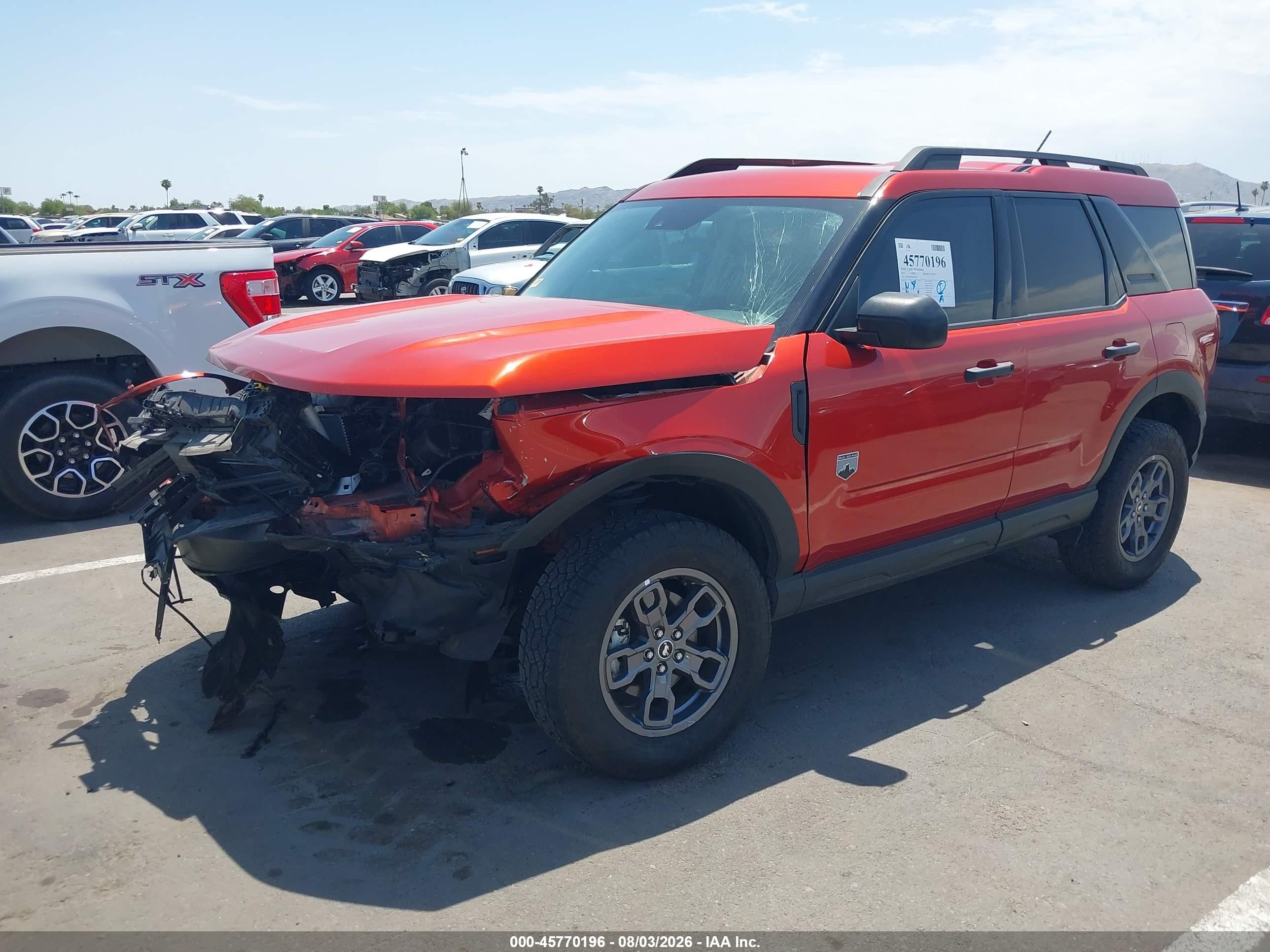 2022 Ford Bronco Sport Big Bend Red vin: 3FMCR9B69NRE06984