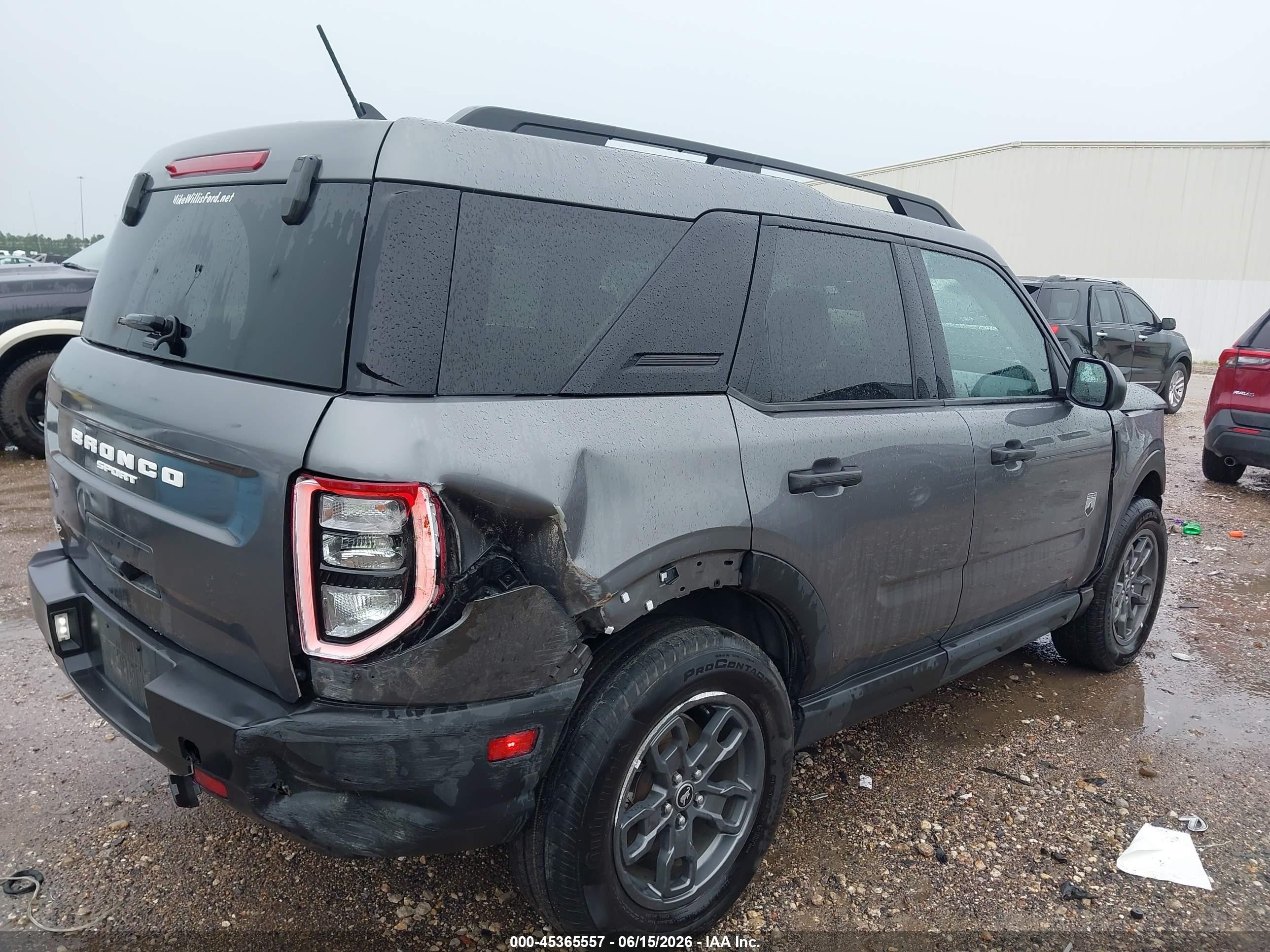 2023 Ford Bronco Sport Big Bend Gray vin: 3FMCR9B69PRD70202