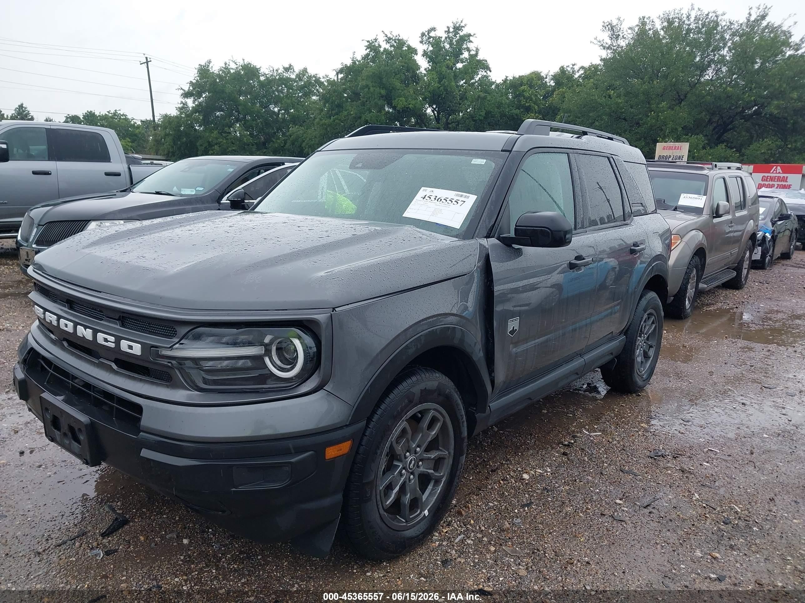 2023 Ford Bronco Sport Big Bend Gray vin: 3FMCR9B69PRD70202