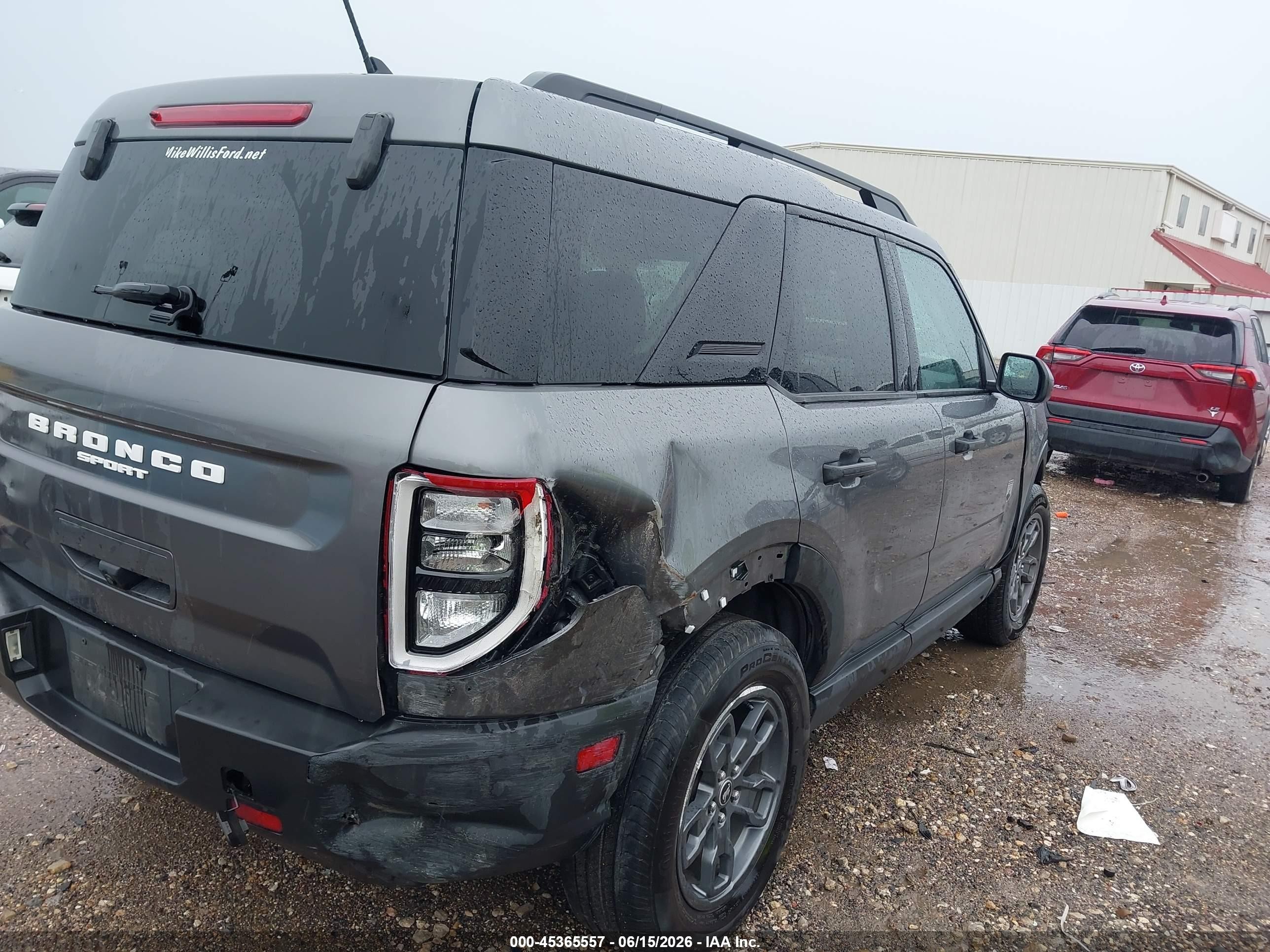 2023 Ford Bronco Sport Big Bend Gray vin: 3FMCR9B69PRD70202
