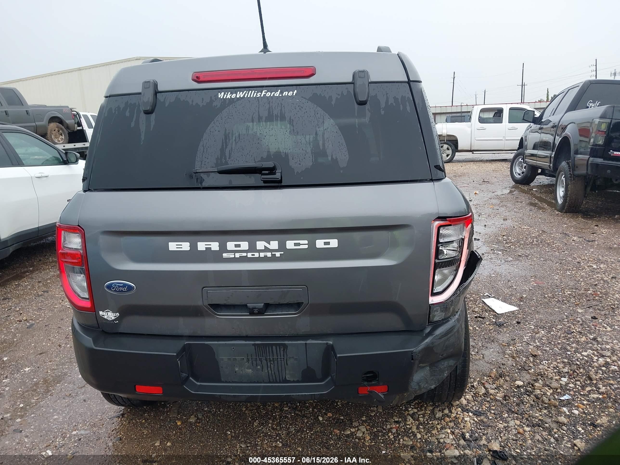 2023 Ford Bronco Sport Big Bend Gray vin: 3FMCR9B69PRD70202