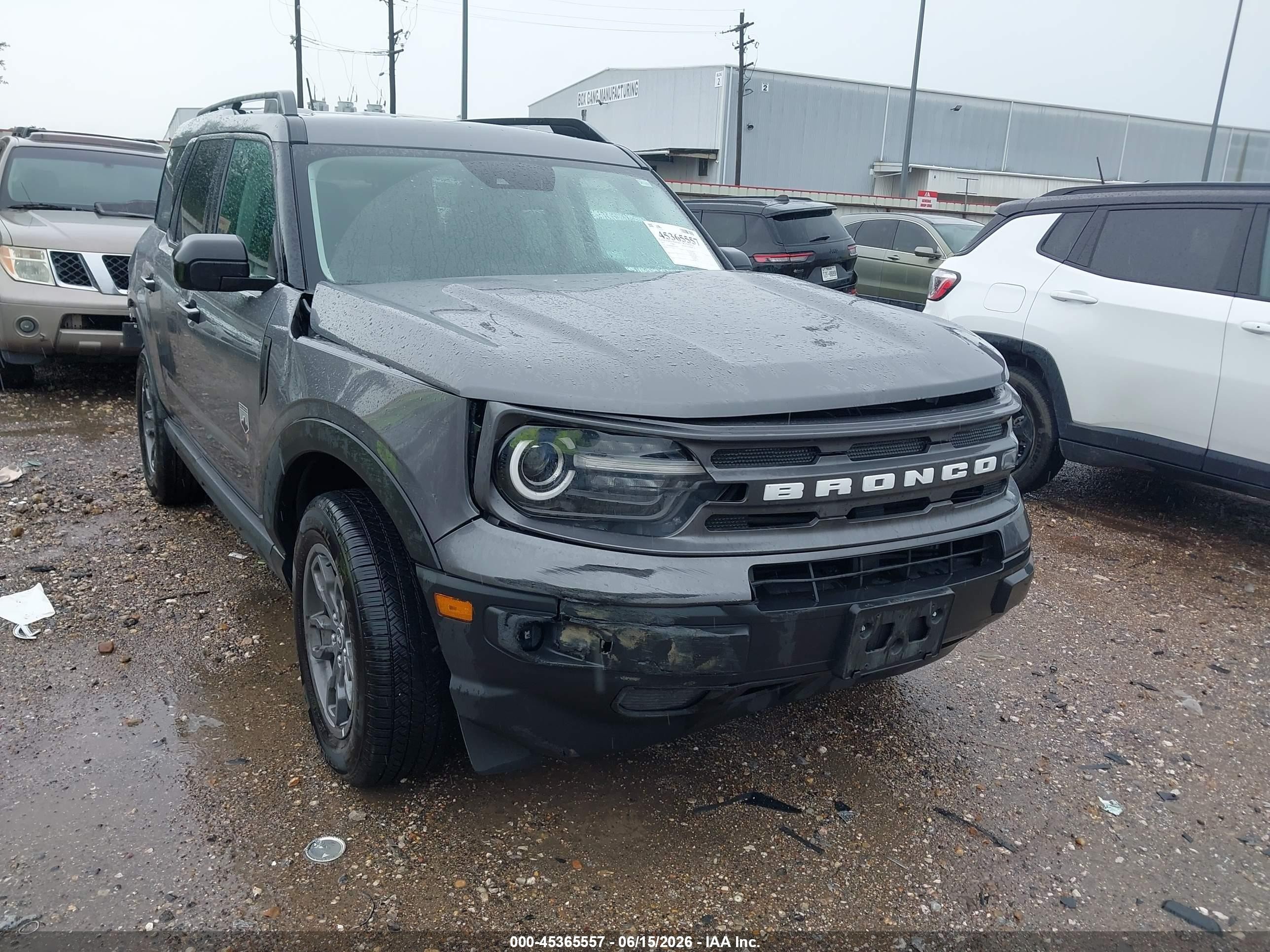 2023 Ford Bronco Sport Big Bend Gray vin: 3FMCR9B69PRD70202