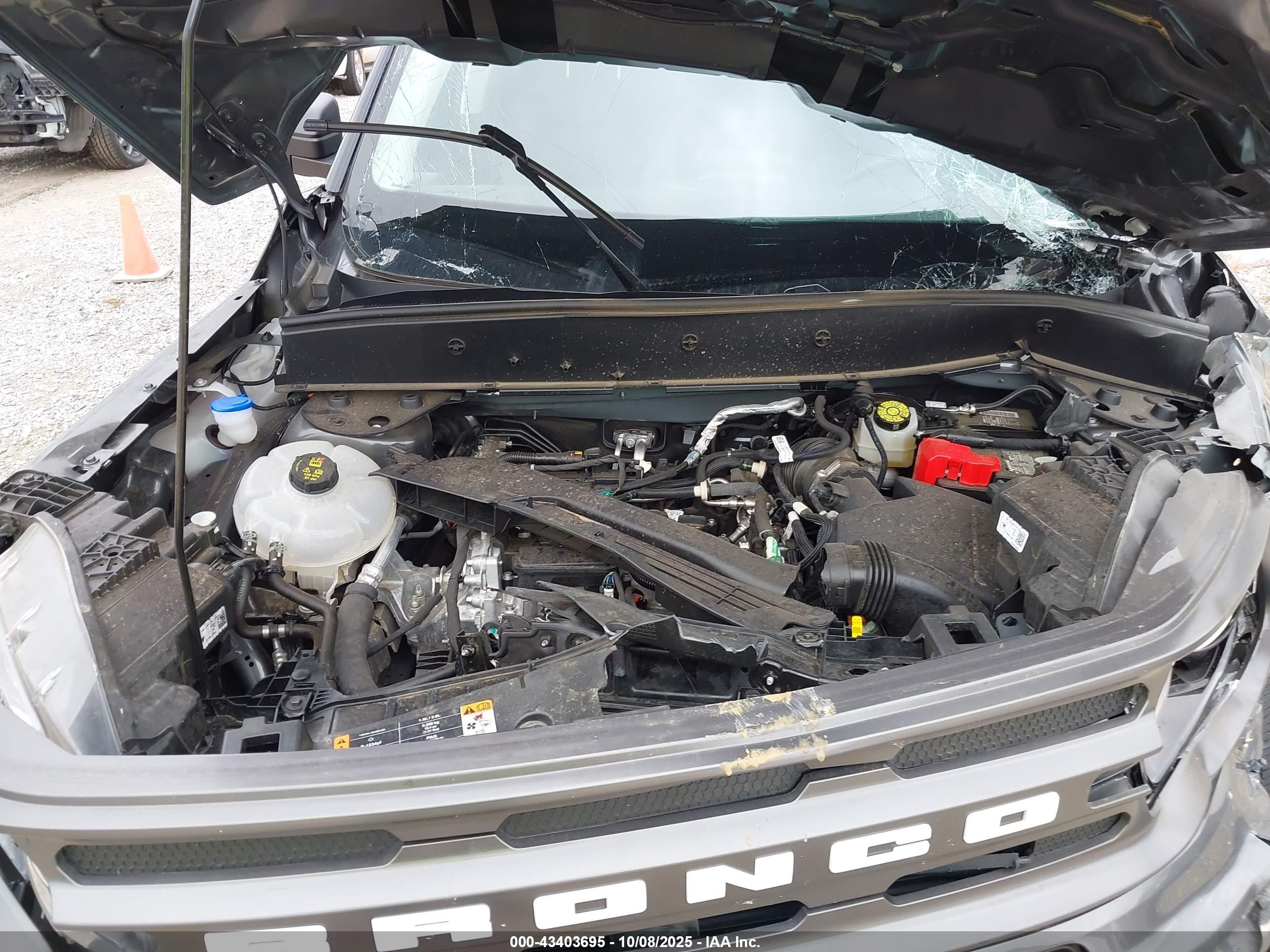 2024 Ford Bronco Sport Big Bend Серый vin: 3FMCR9B69RRF69320