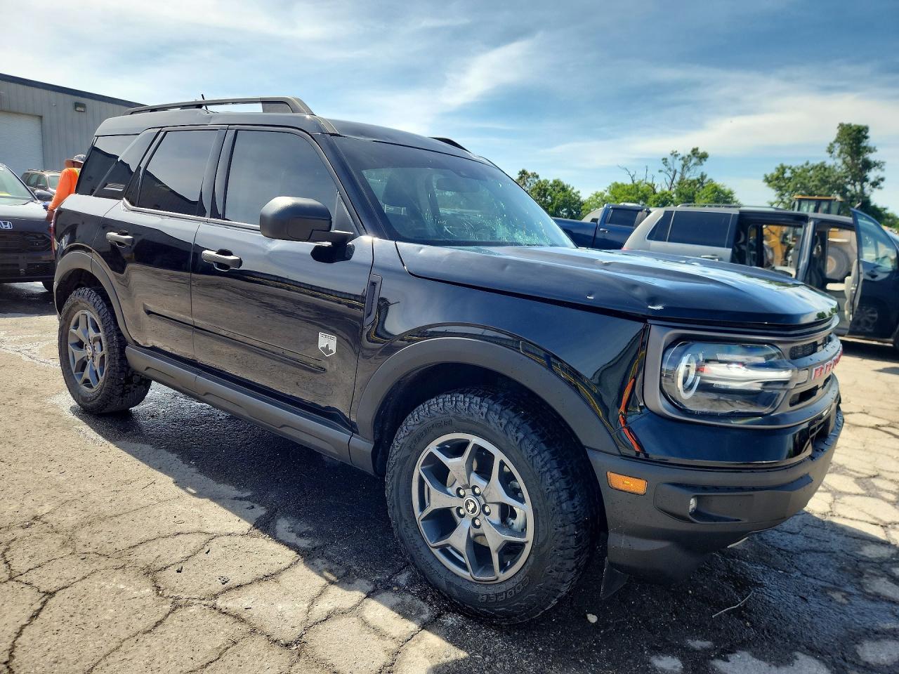 2021 Ford Bronco Sport Big Bend Черный vin: 3FMCR9B6XMRA49300