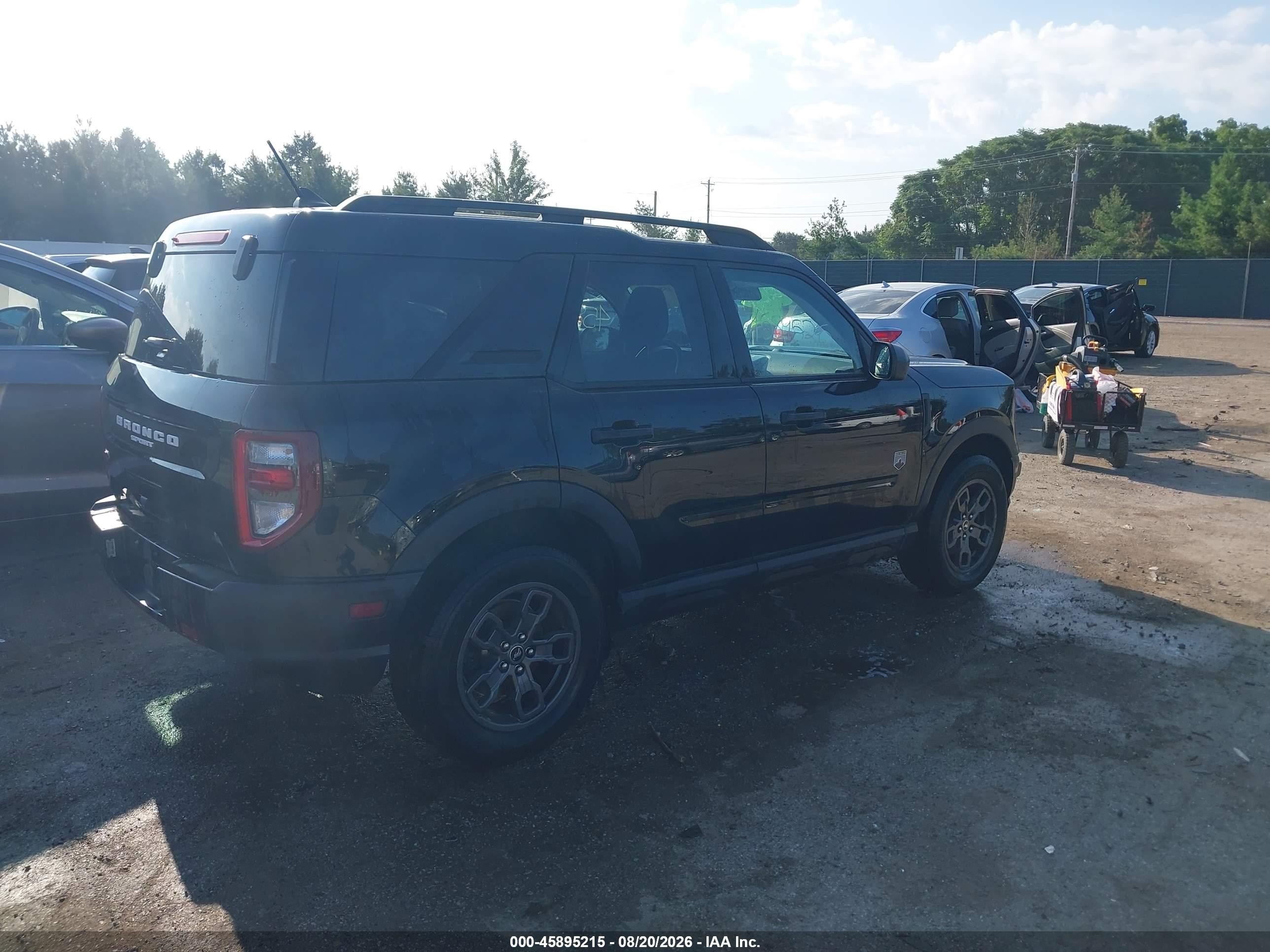 2021 Ford Bronco Sport Big Bend Black vin: 3FMCR9B6XMRA71796