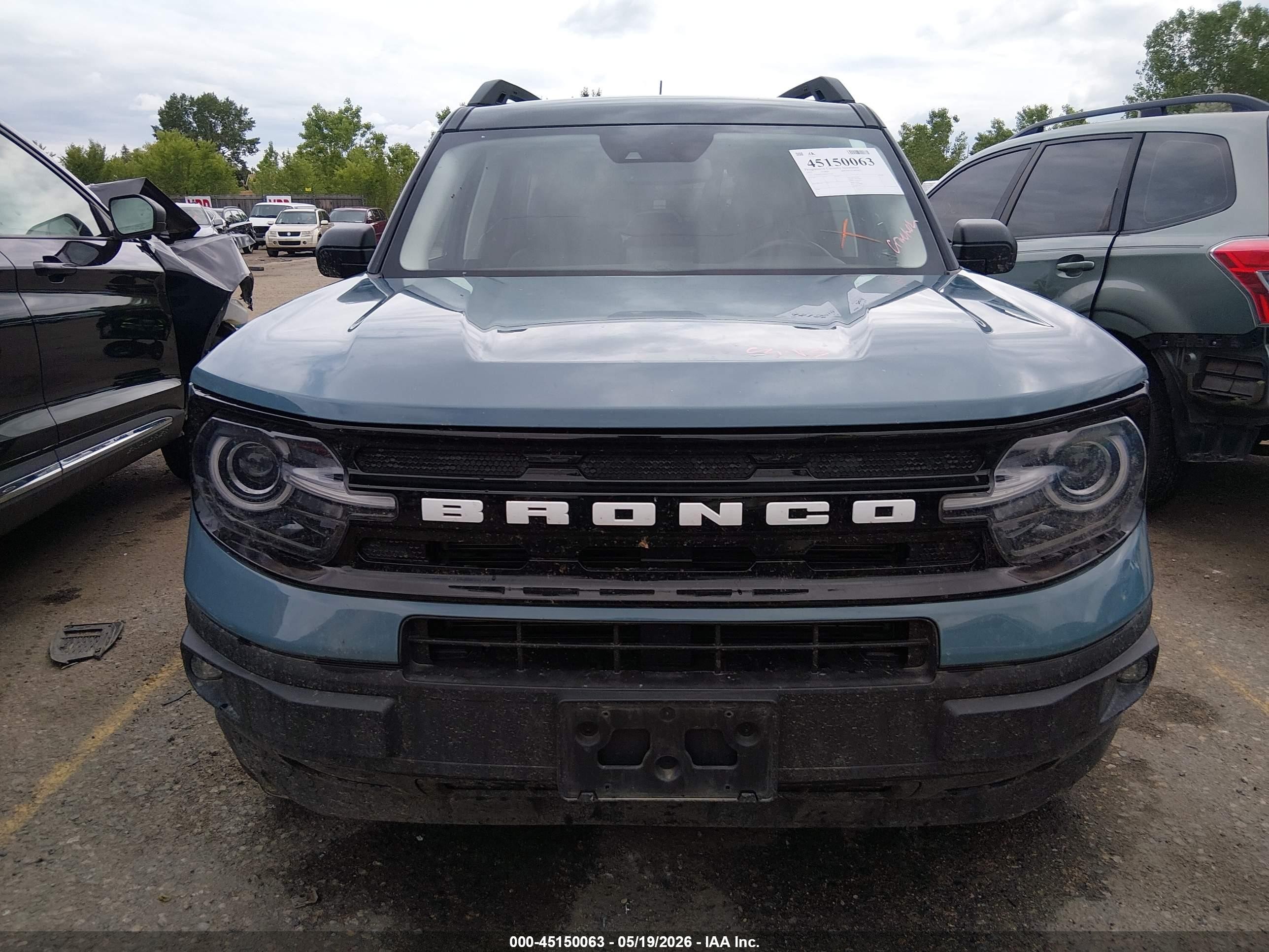 2023 Ford Bronco Sport Outer Banks Light Blue vin: 3FMCR9C62PRD21230