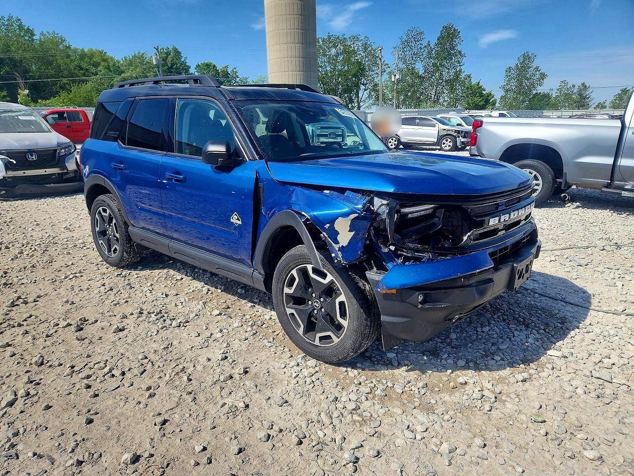 2023 Ford Bronco Sport Outer Banks Blue vin: 3FMCR9C63PRD47643