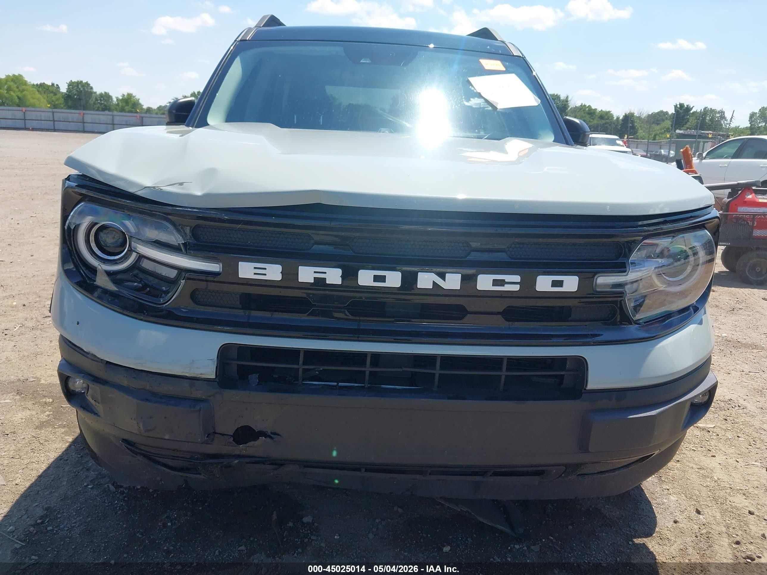 2021 Ford Bronco Sport Outer Banks Серый vin: 3FMCR9C67MRB14165